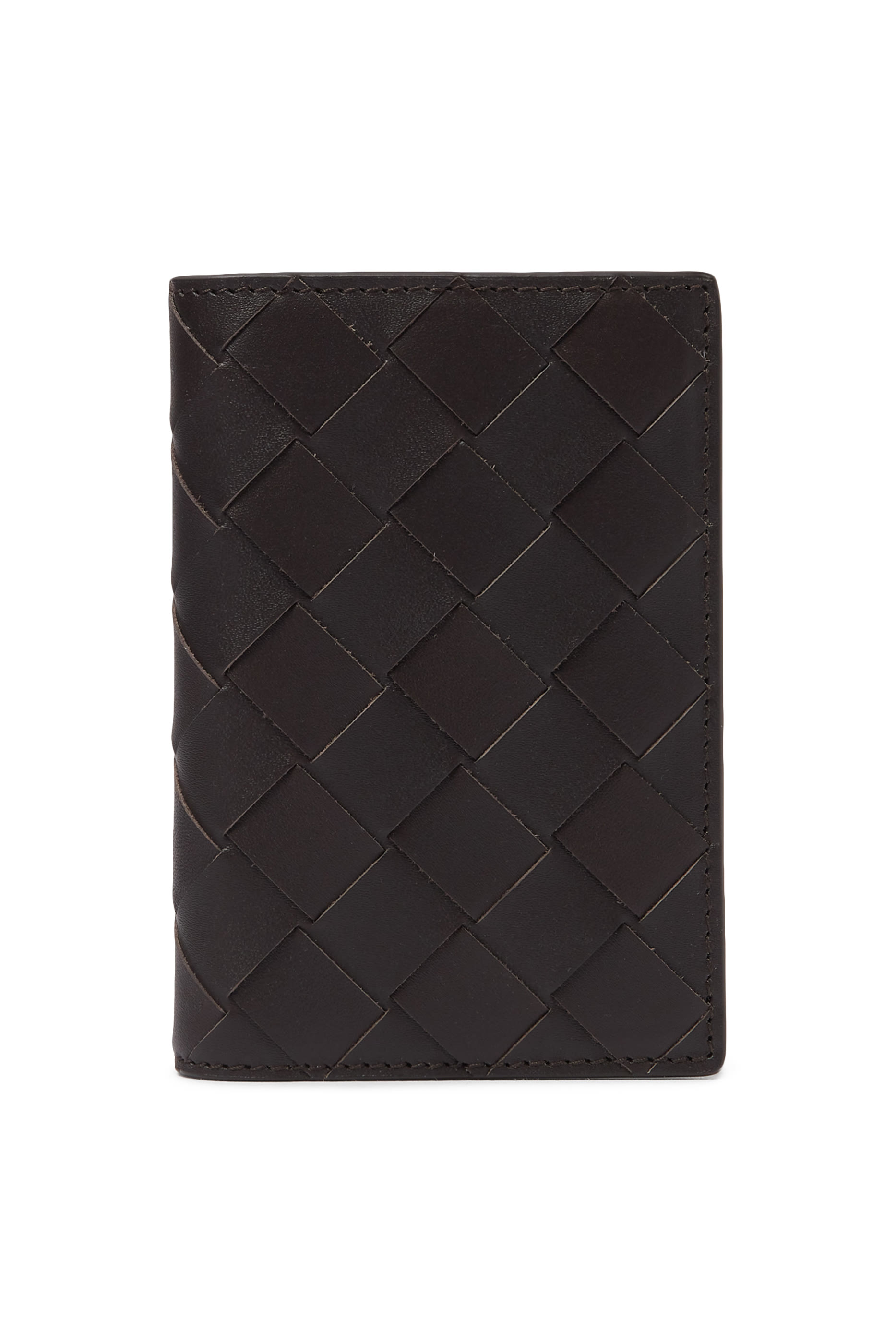 Intrecciato Flap Card Case