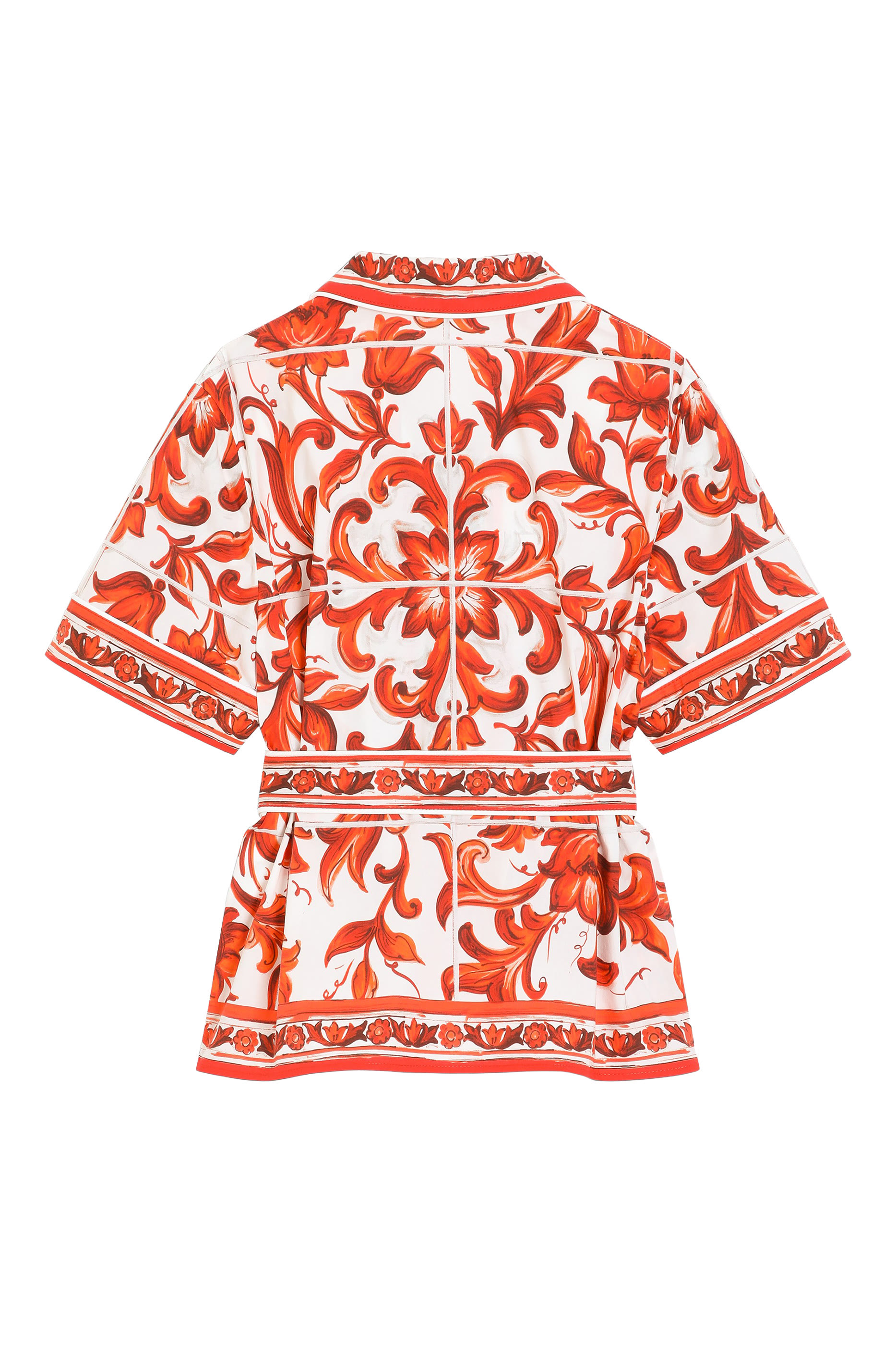 Kids Majolica-Print Poplin Vanity Shirt