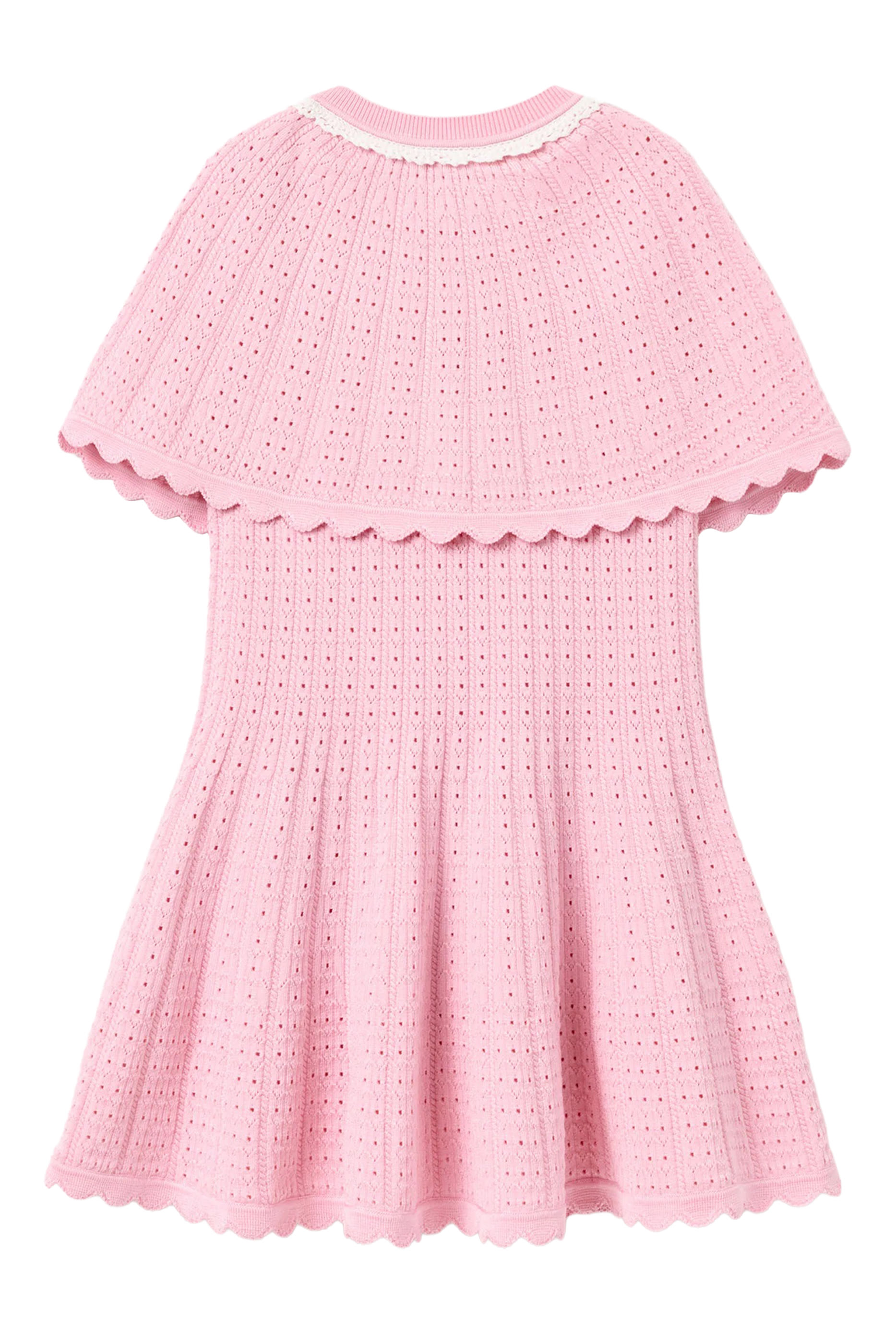 Kids Knitted Cape Dress