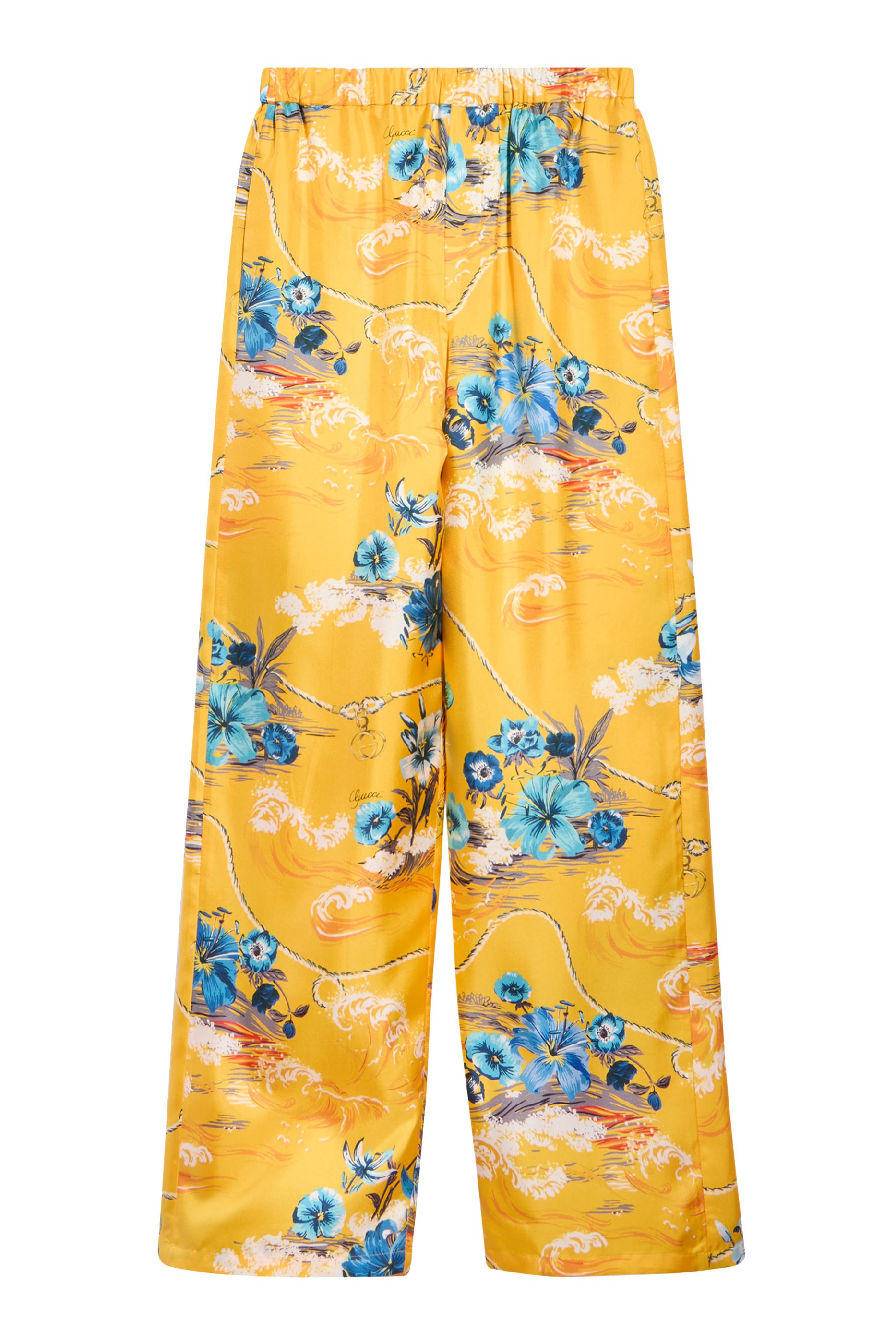 All-Over Floral Print Leisure Pants