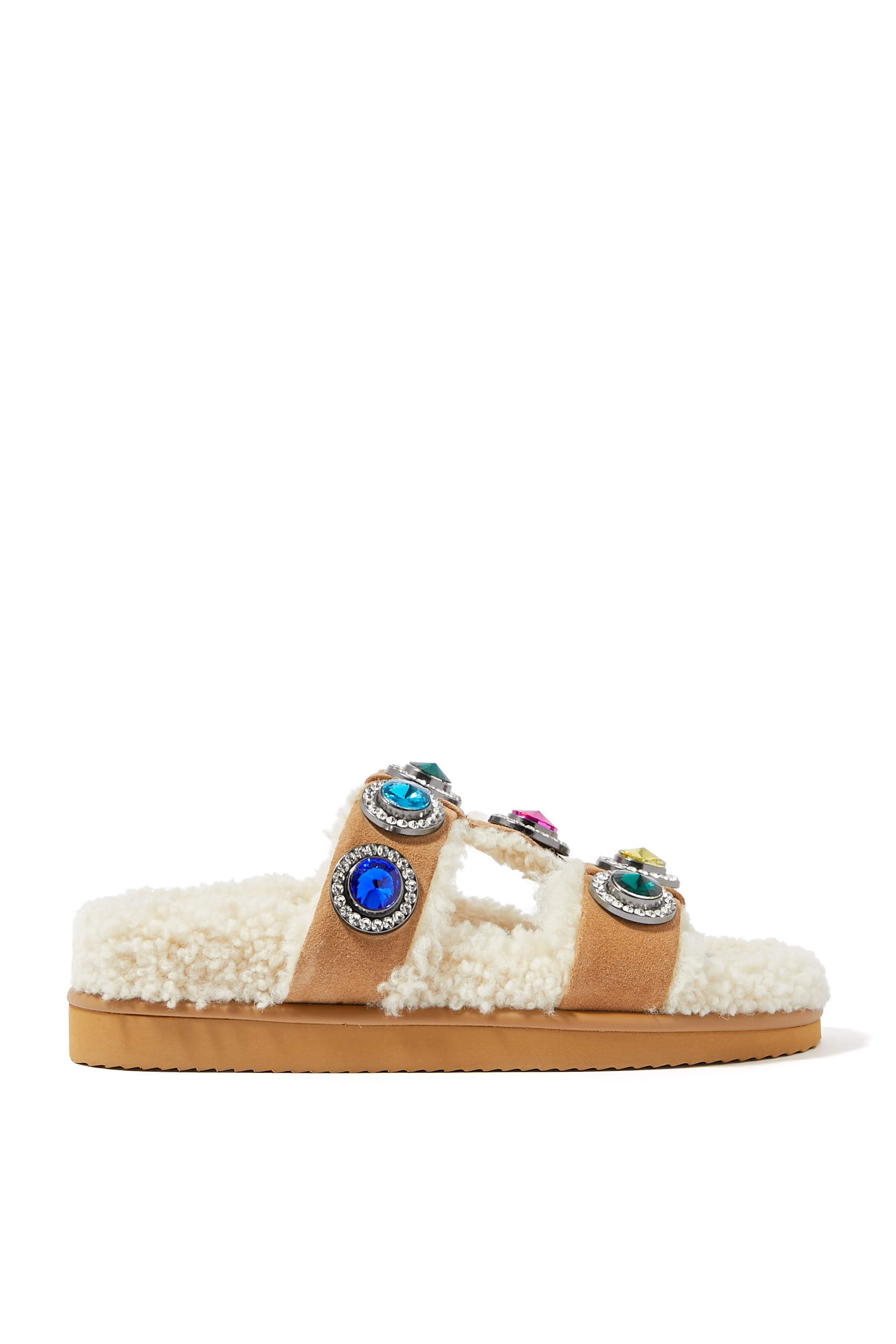 Orson Crystal Teddy Sandals