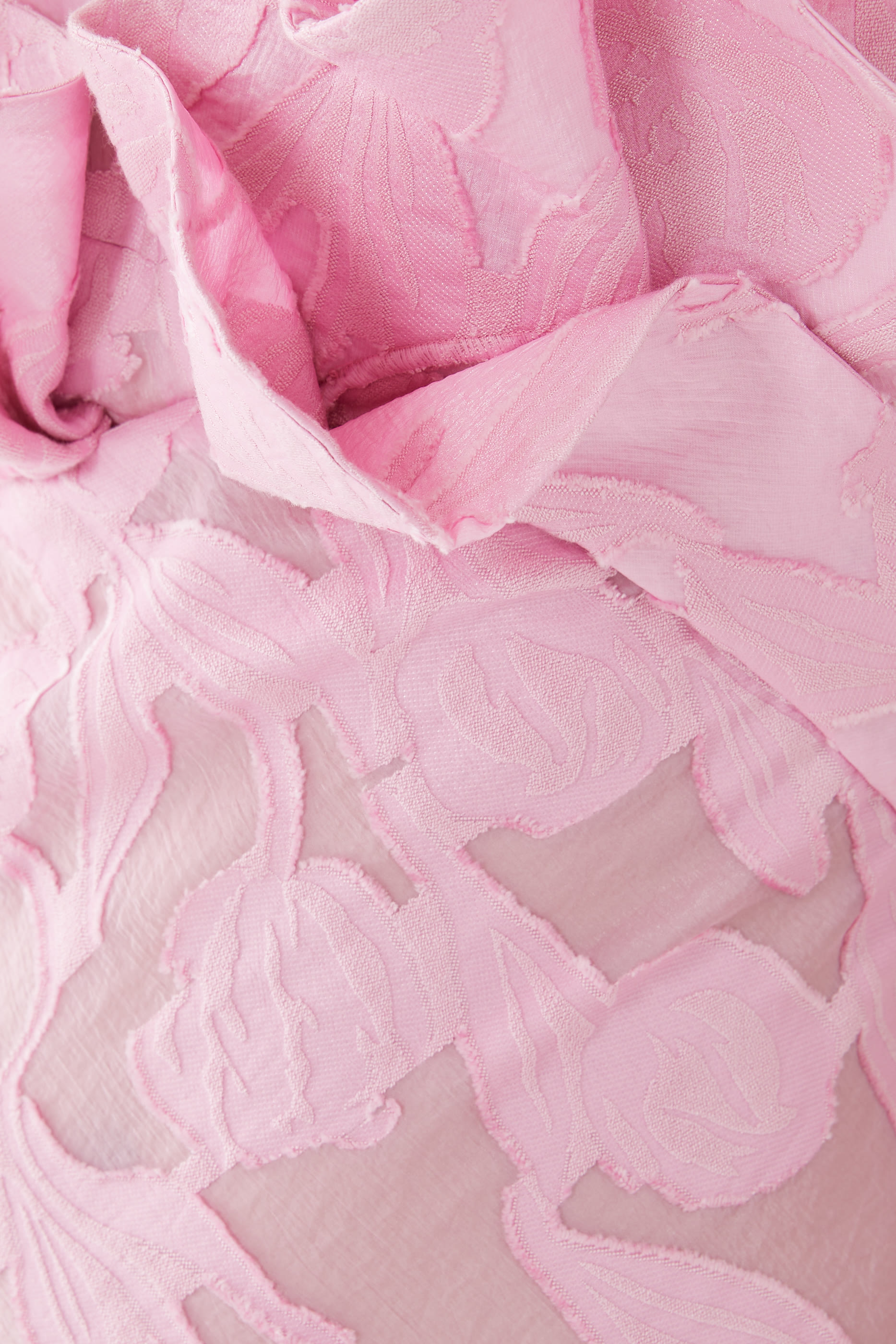 Sleeveless Ruffle Gown