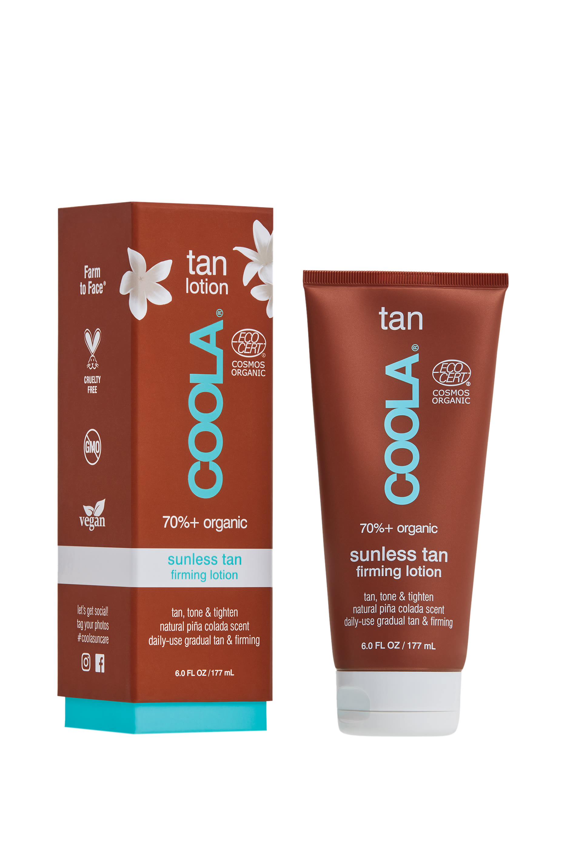 Organic Coola Sunless Tan Gradual Firming Lotion