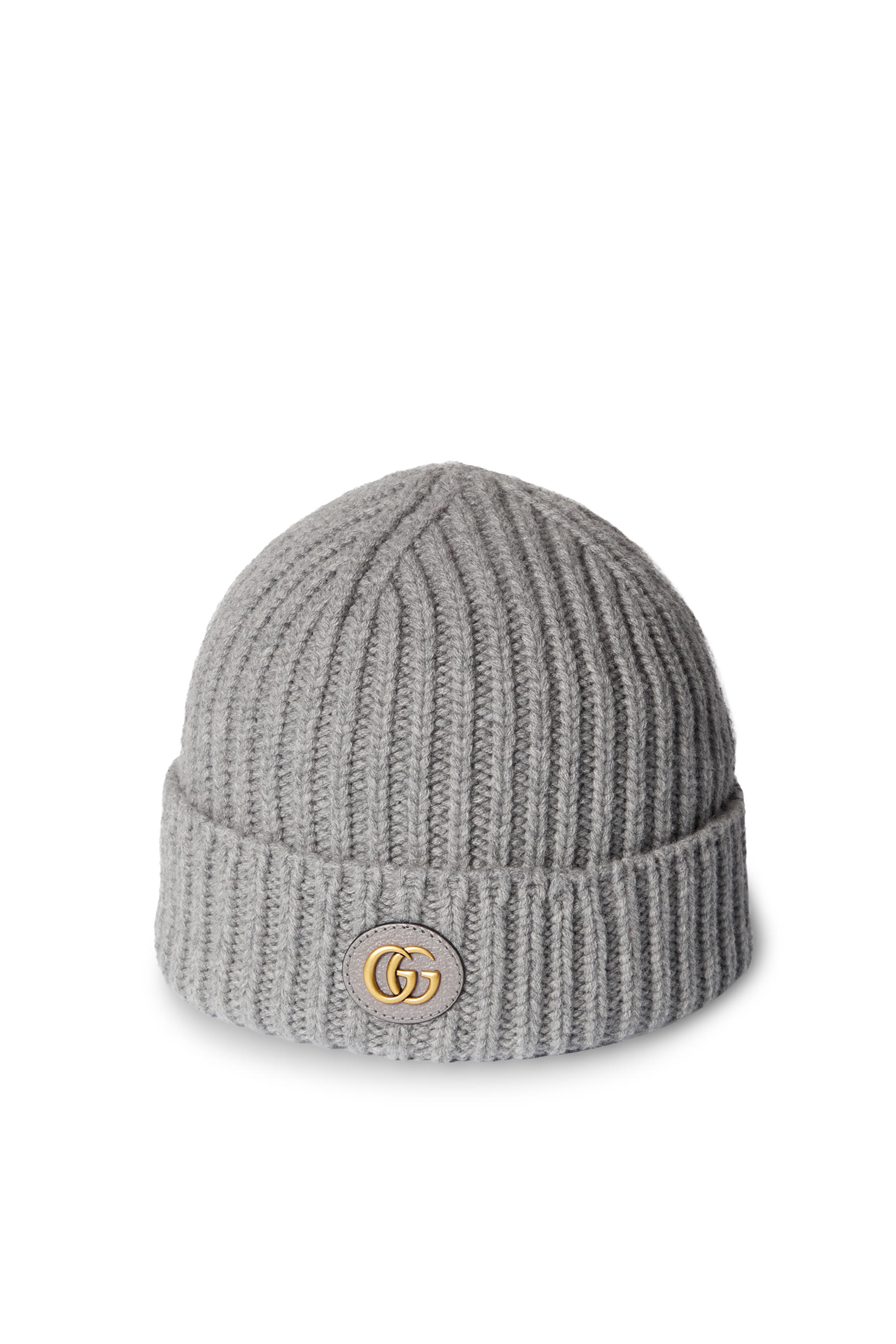 Wool Cashmere Hat with Double G