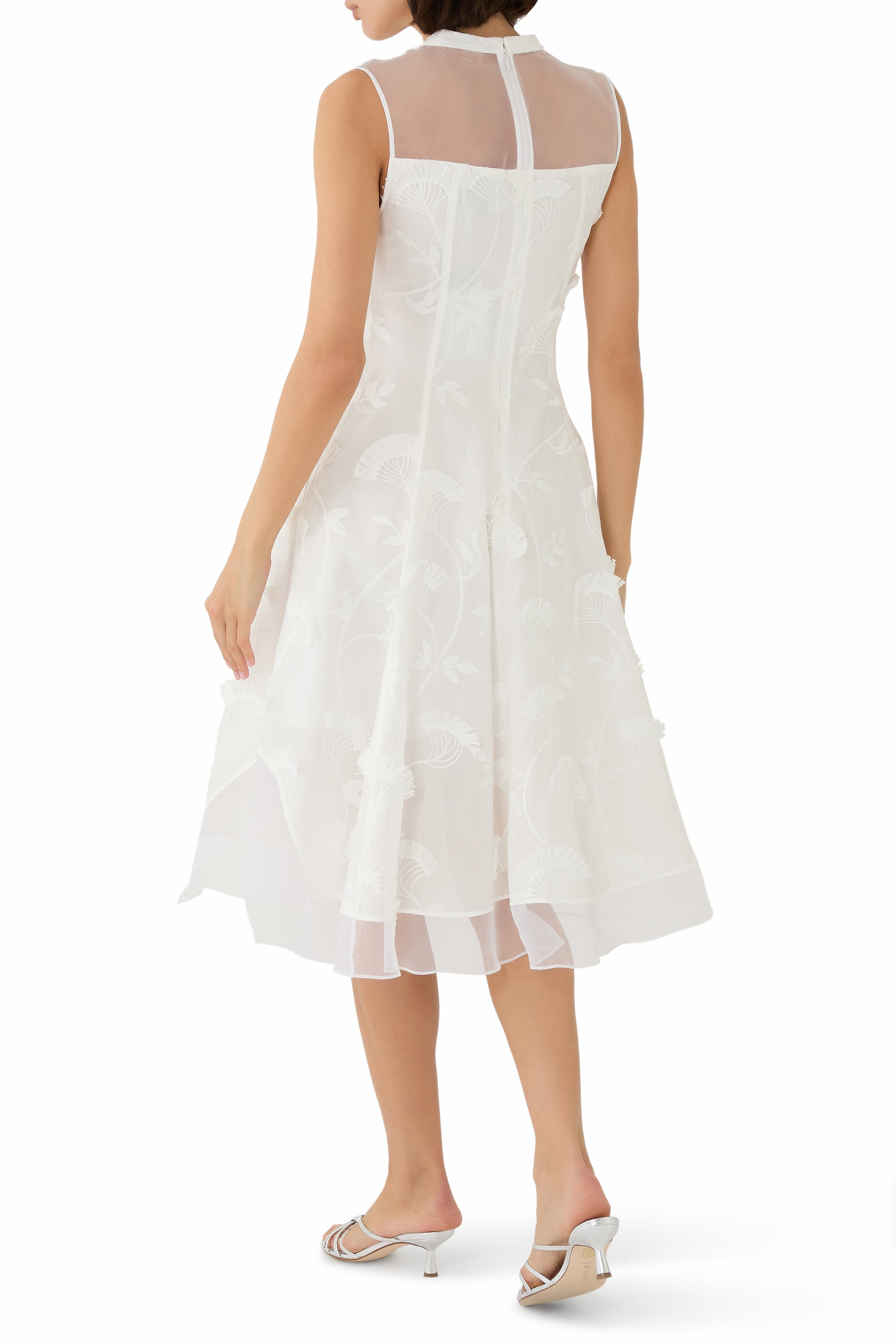 Fil Coupé Midi Dress