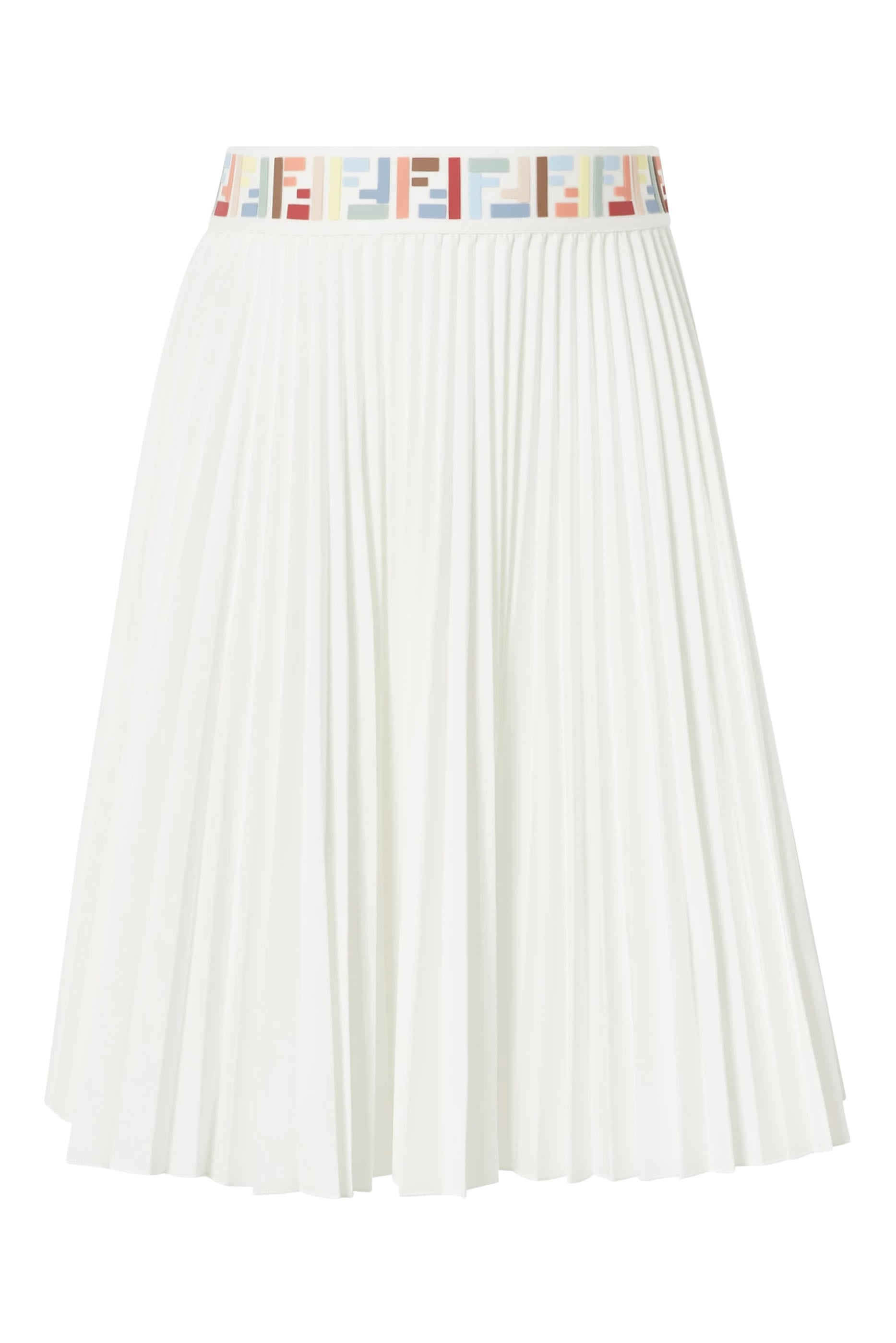 Kids Logo Pleated Midi Skirt