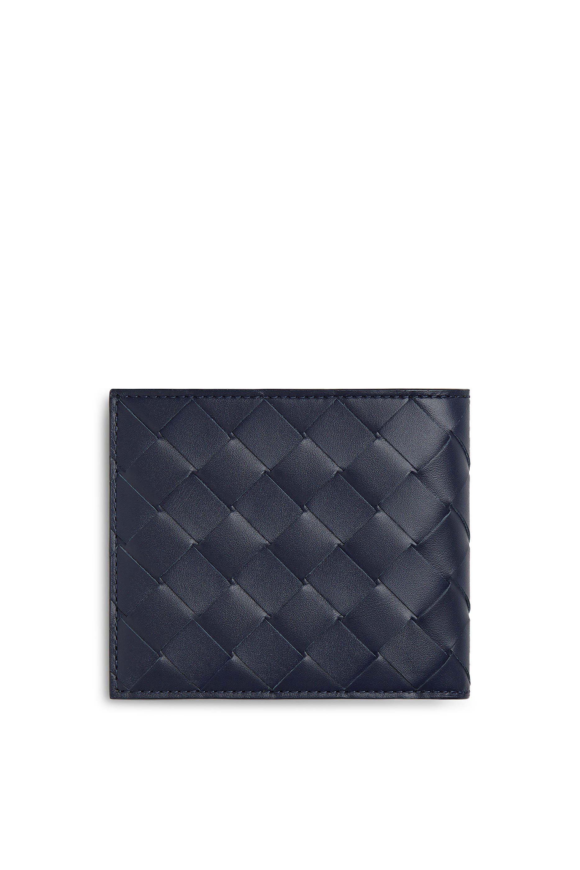 Intrecciato Bi-Fold Wallet with Coin Purse
