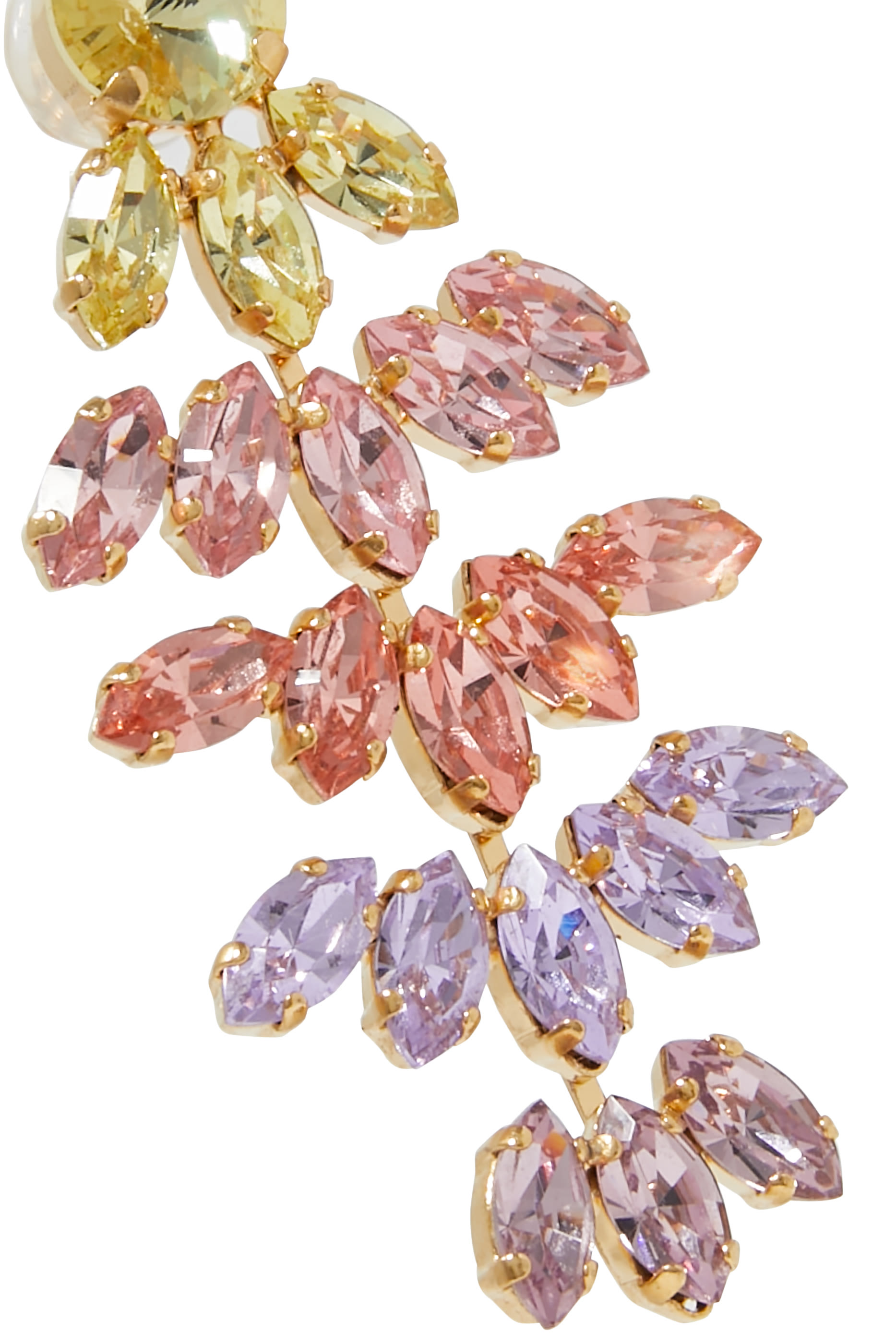 Mini Bonnie Earrings, 18k Gold Plating & Crystals