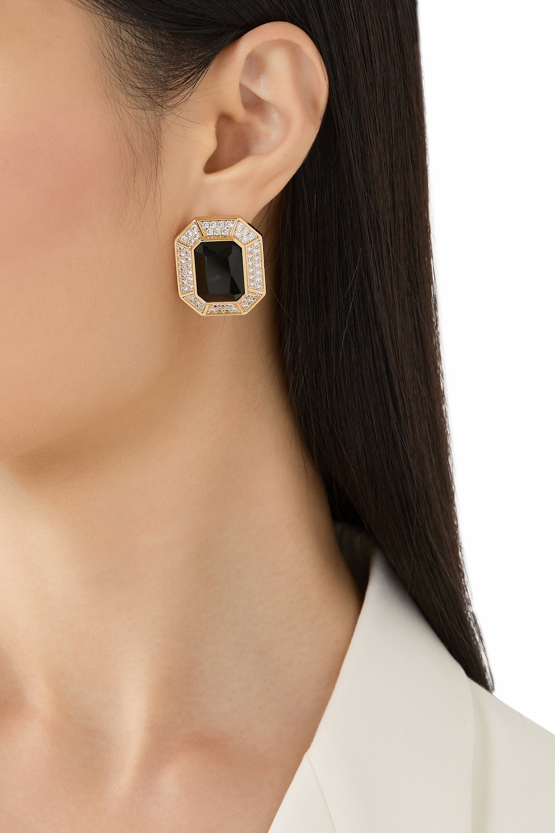 Crystal Encrusted Earrings