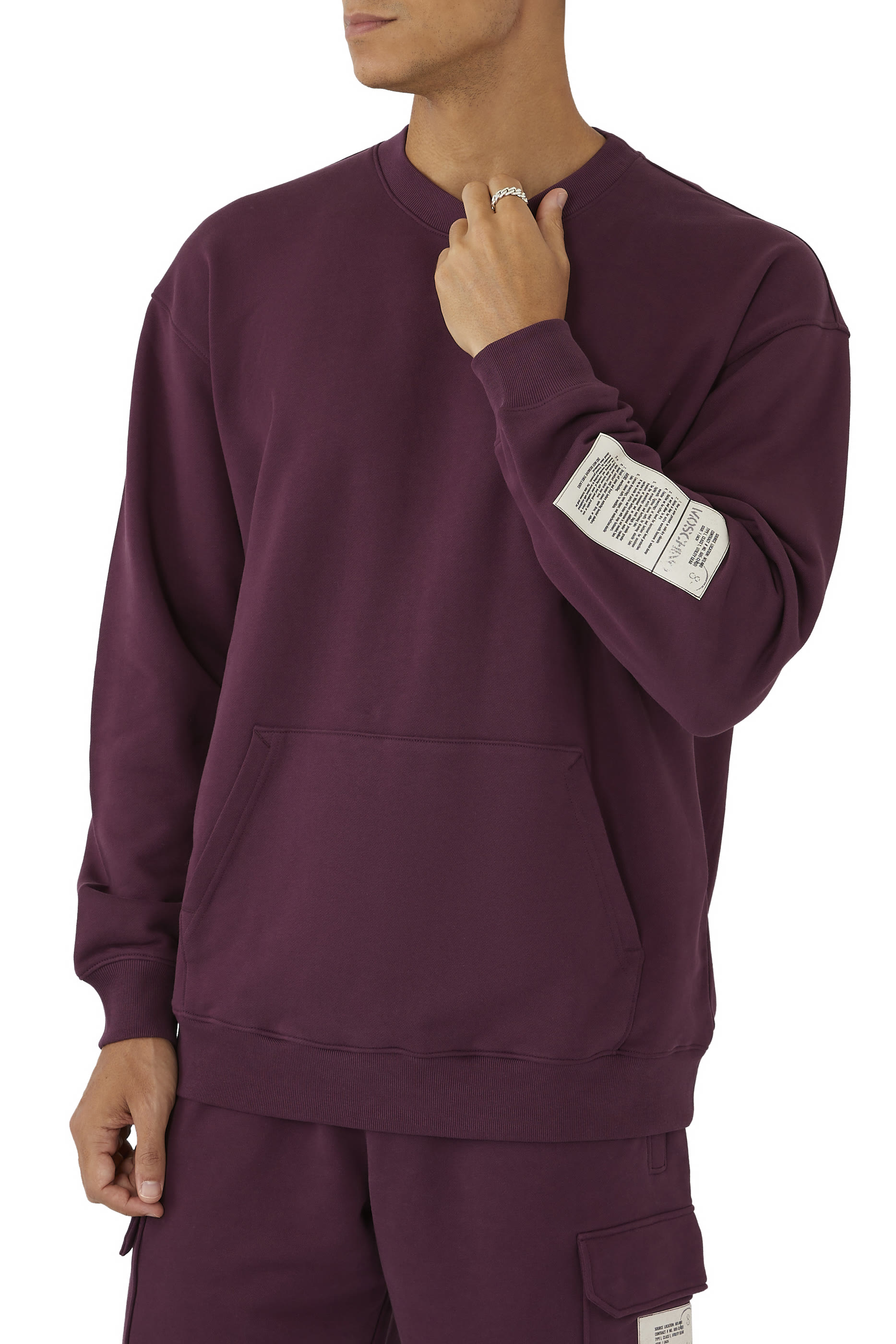Military Label Sweatshirt