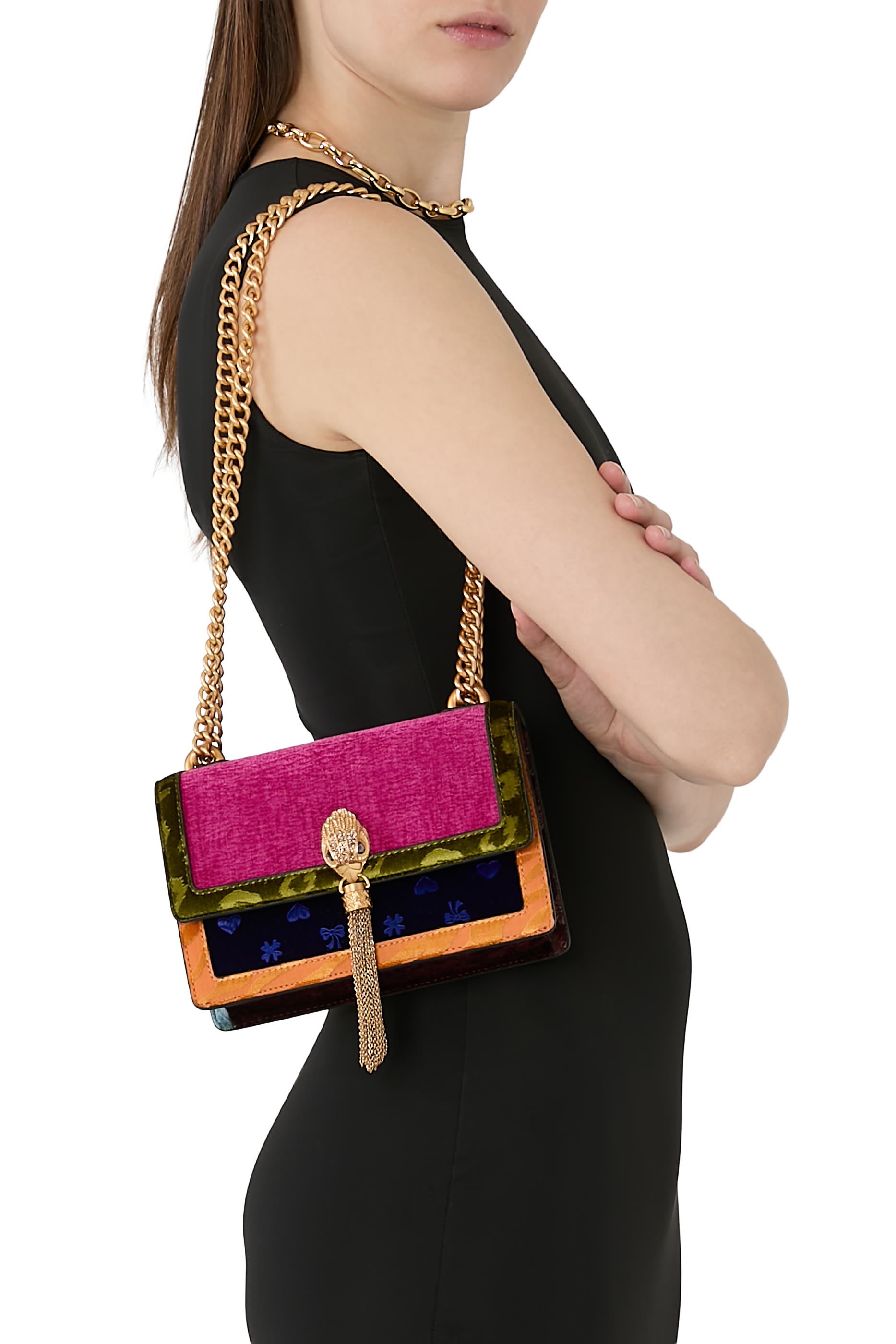 Shoreditch Velvet Crossbody Bag