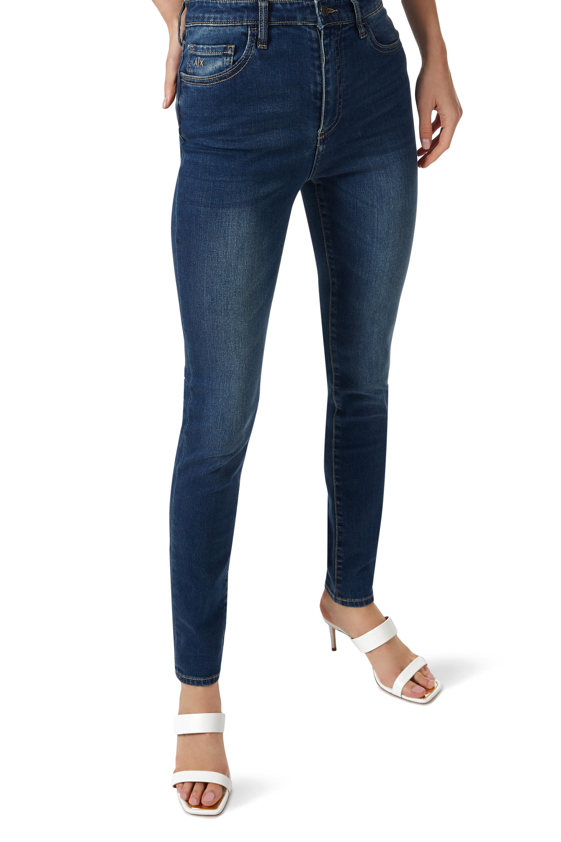 J24 High Waisted Super Skinny Jeans