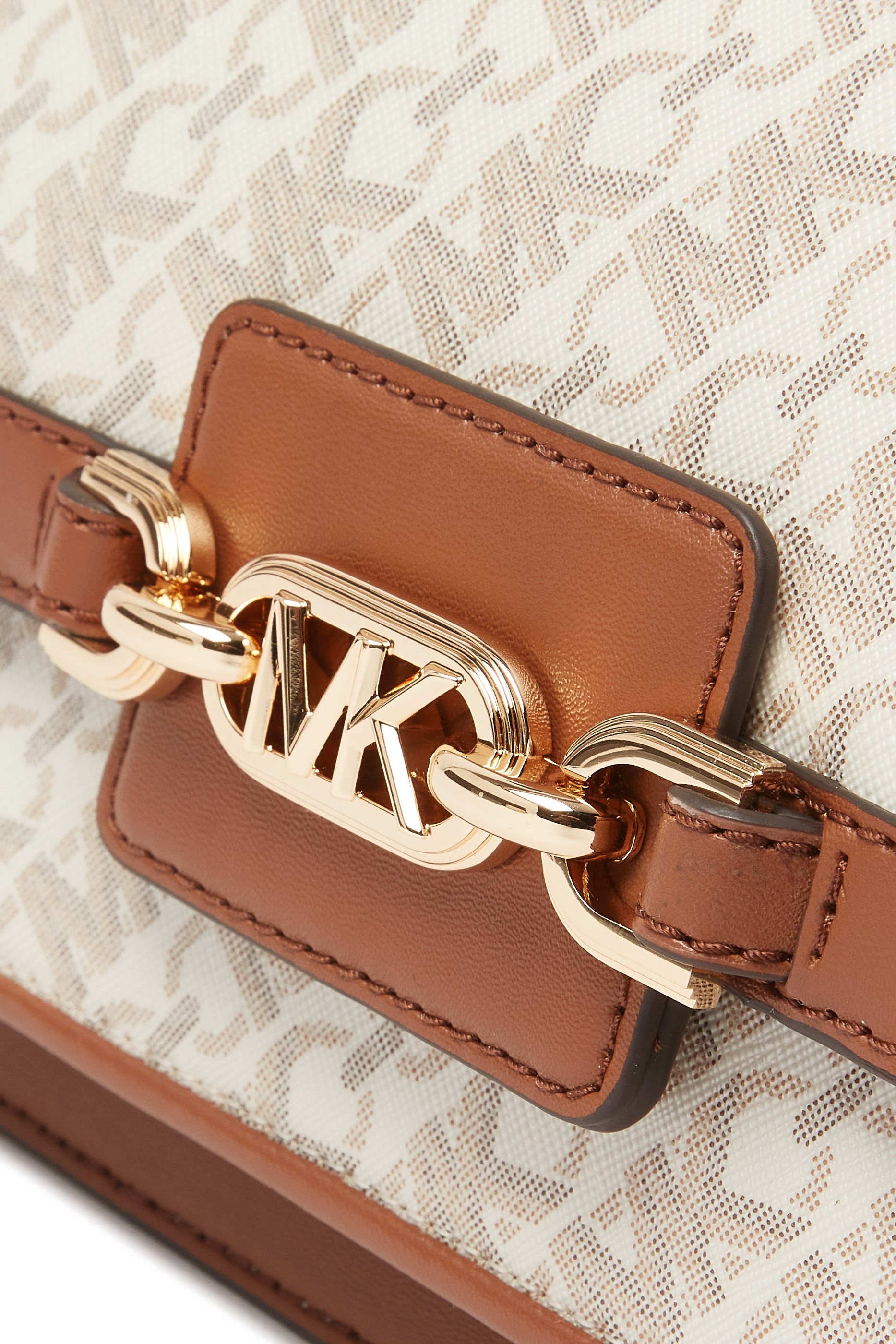 Heather Large Logo Shoulder Bag