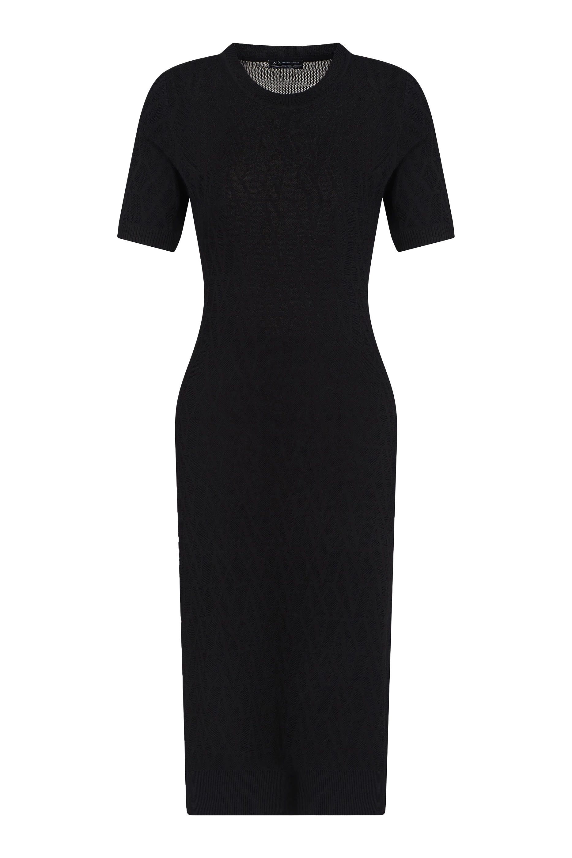 All-Over AX Logo Maxi Dress