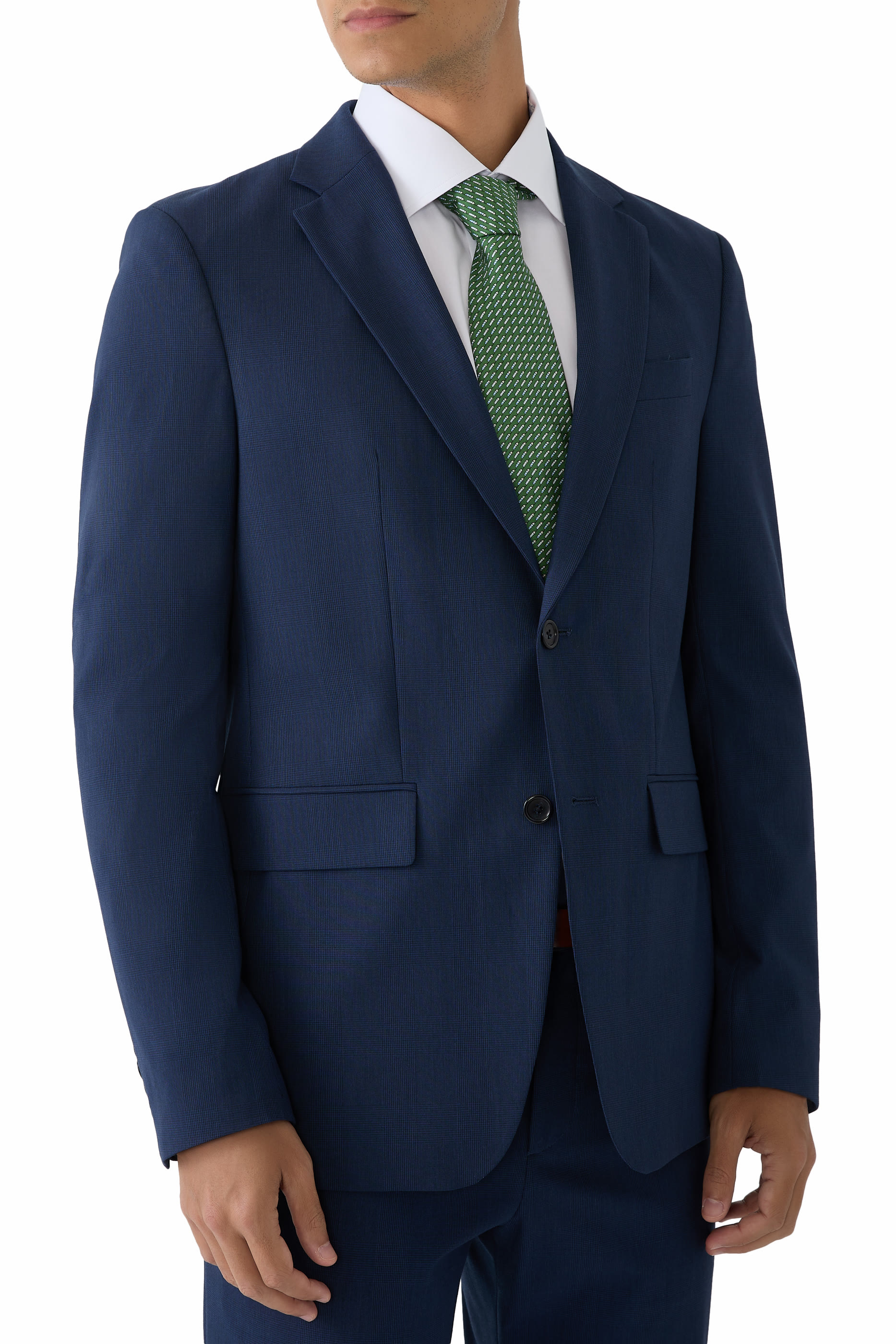 Geometric Woven Silk Tie