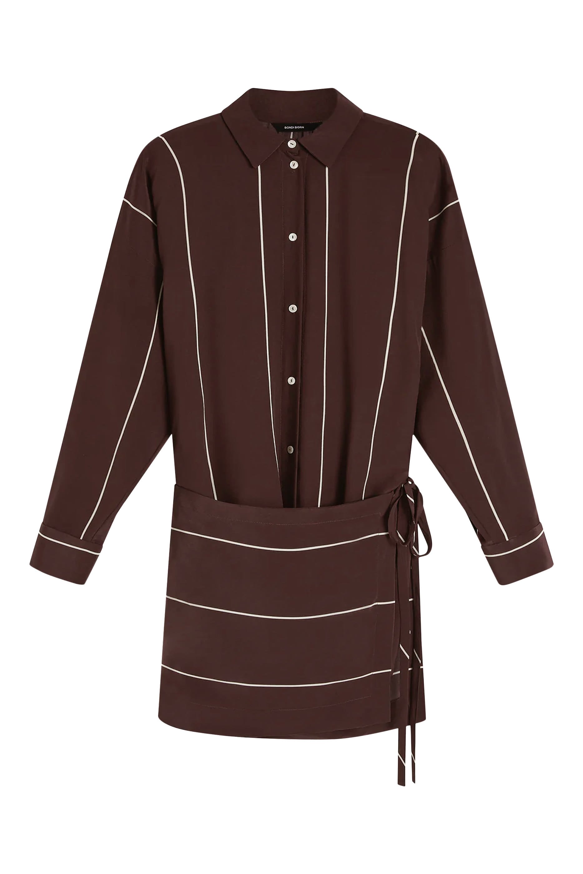 Orta Silk Wrap Mini Dress