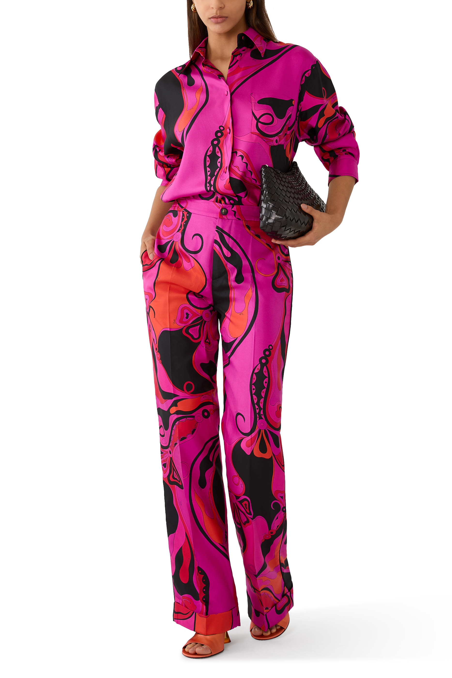 Orchidee Print Shirt