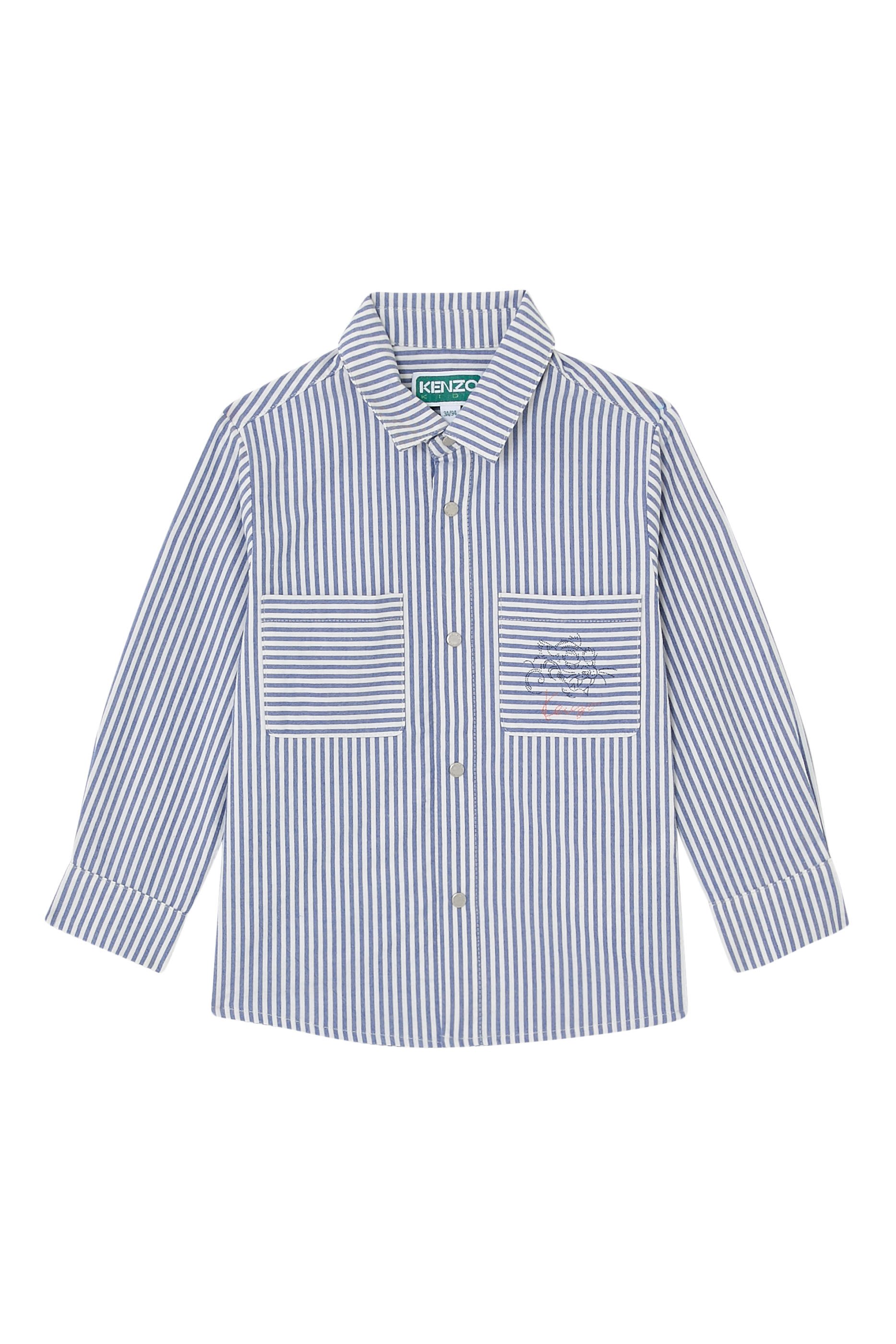 Kids Stripe Pocket Shirt
