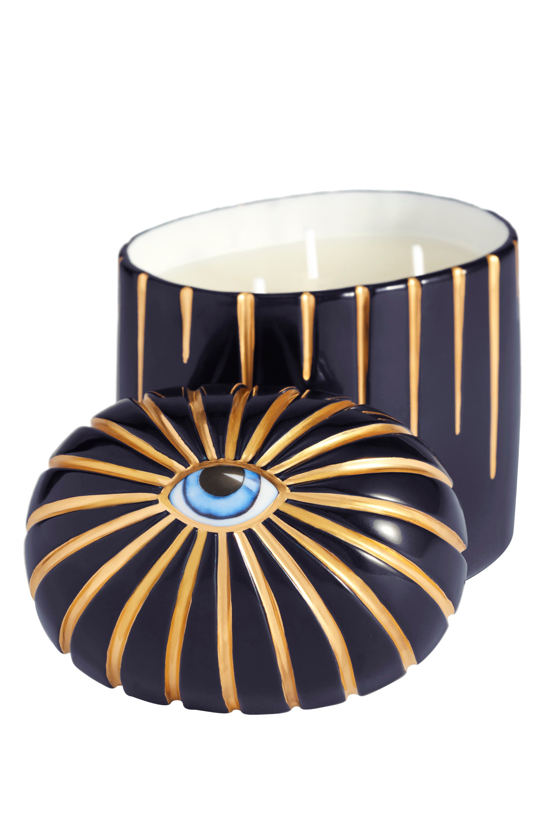 Lito 3-Wick Candle Bleu