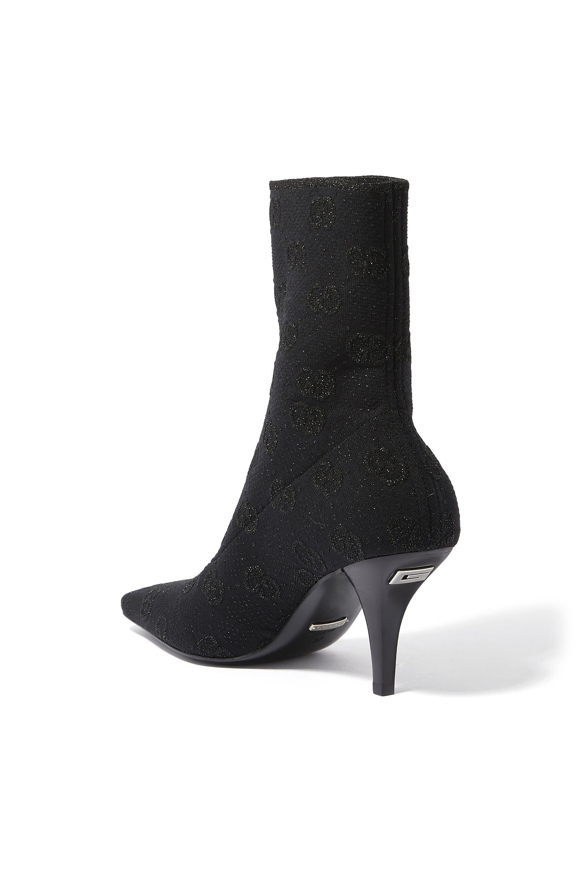 GG Knit 75 Fabric Ankle Boots