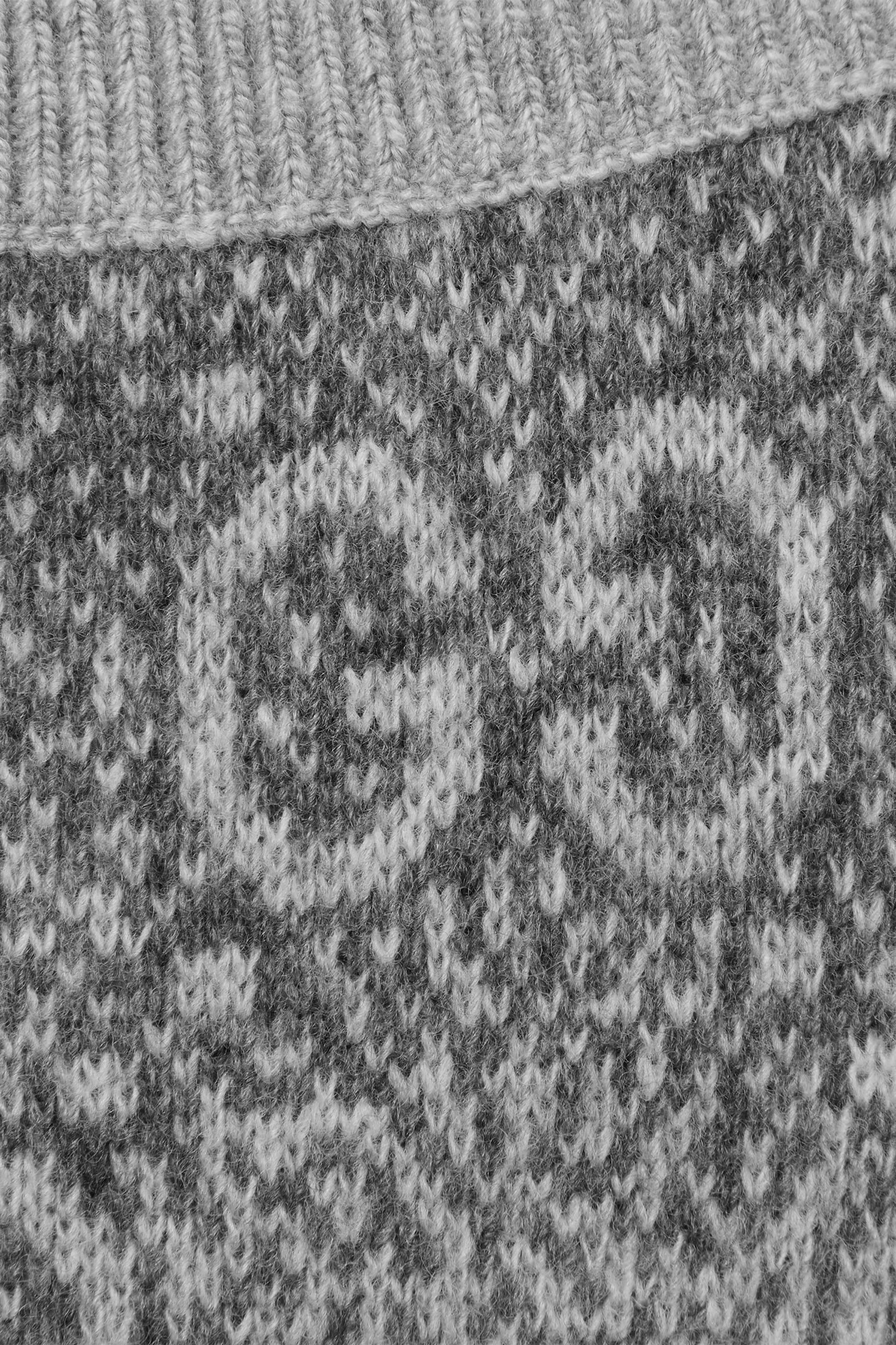 Kids GG Wool Jacquard Pants