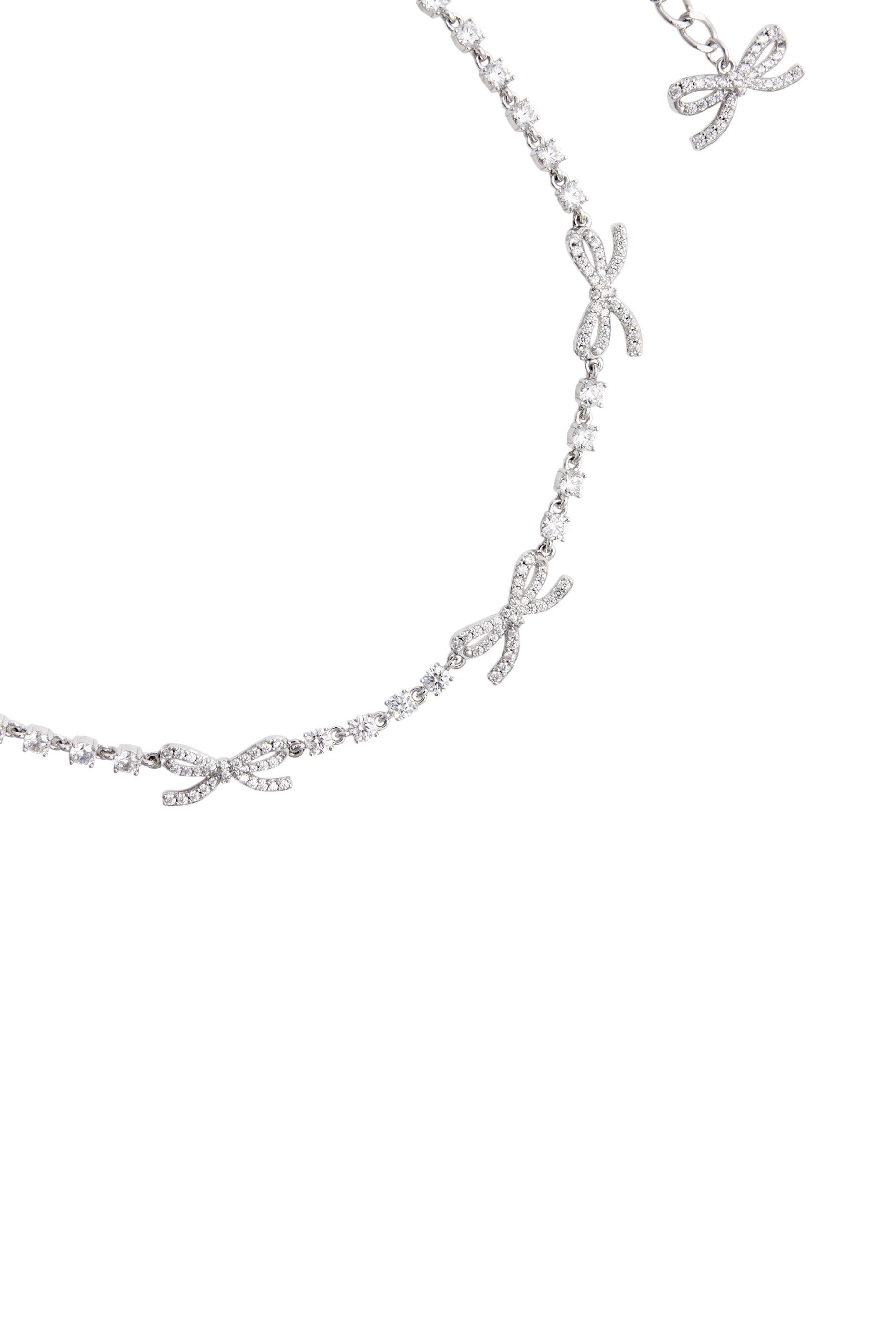 Crystal Bow Necklace