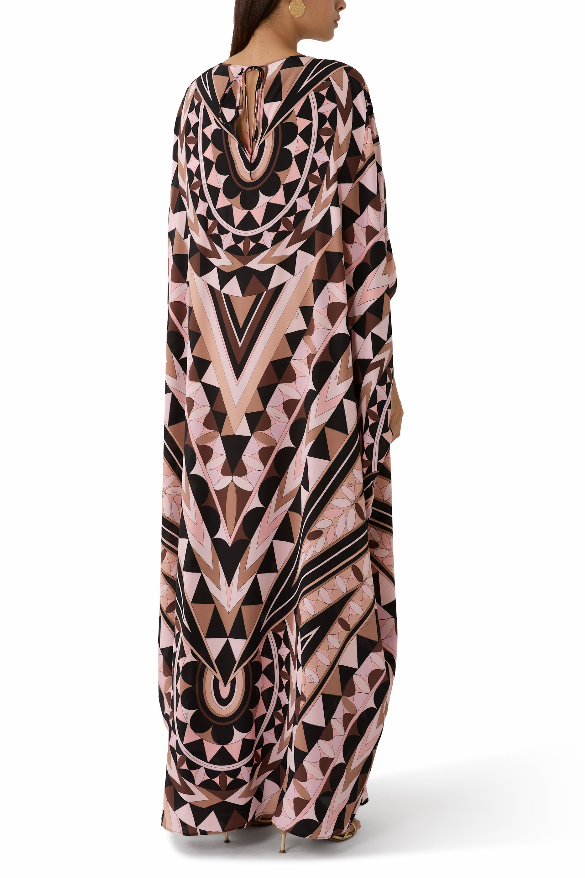 Manuba Print Silk Kaftan