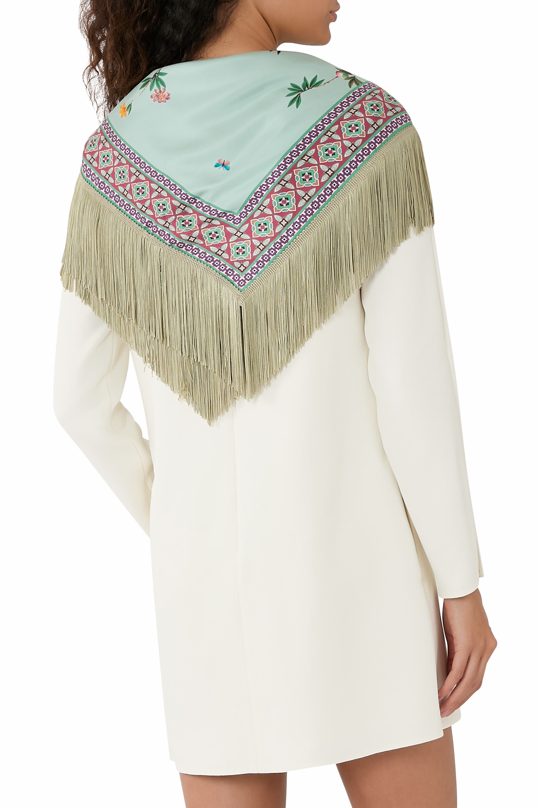 Reversible Fringe Foulard