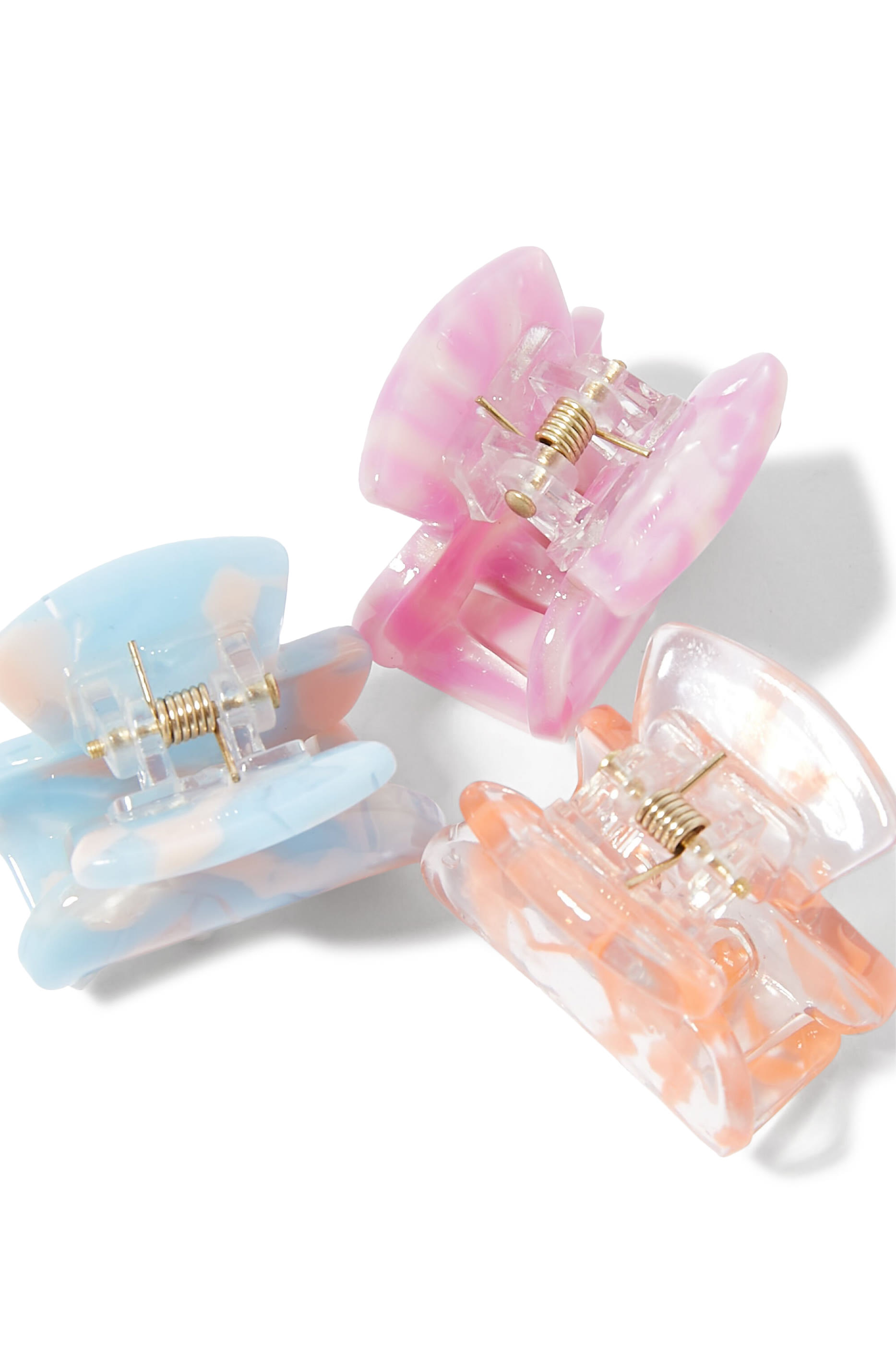 Kids Mixed Acetate Claw Clips