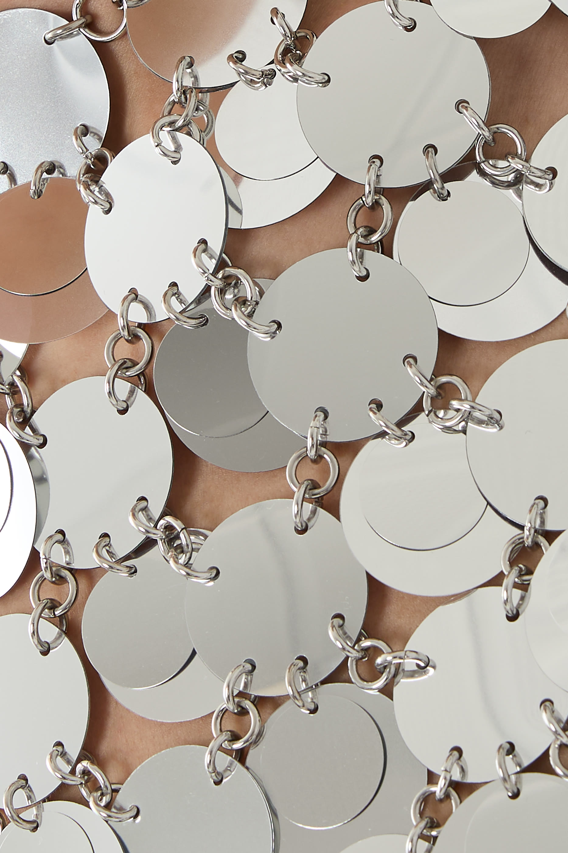 The Iconic Silver Sparkle Discs Dress