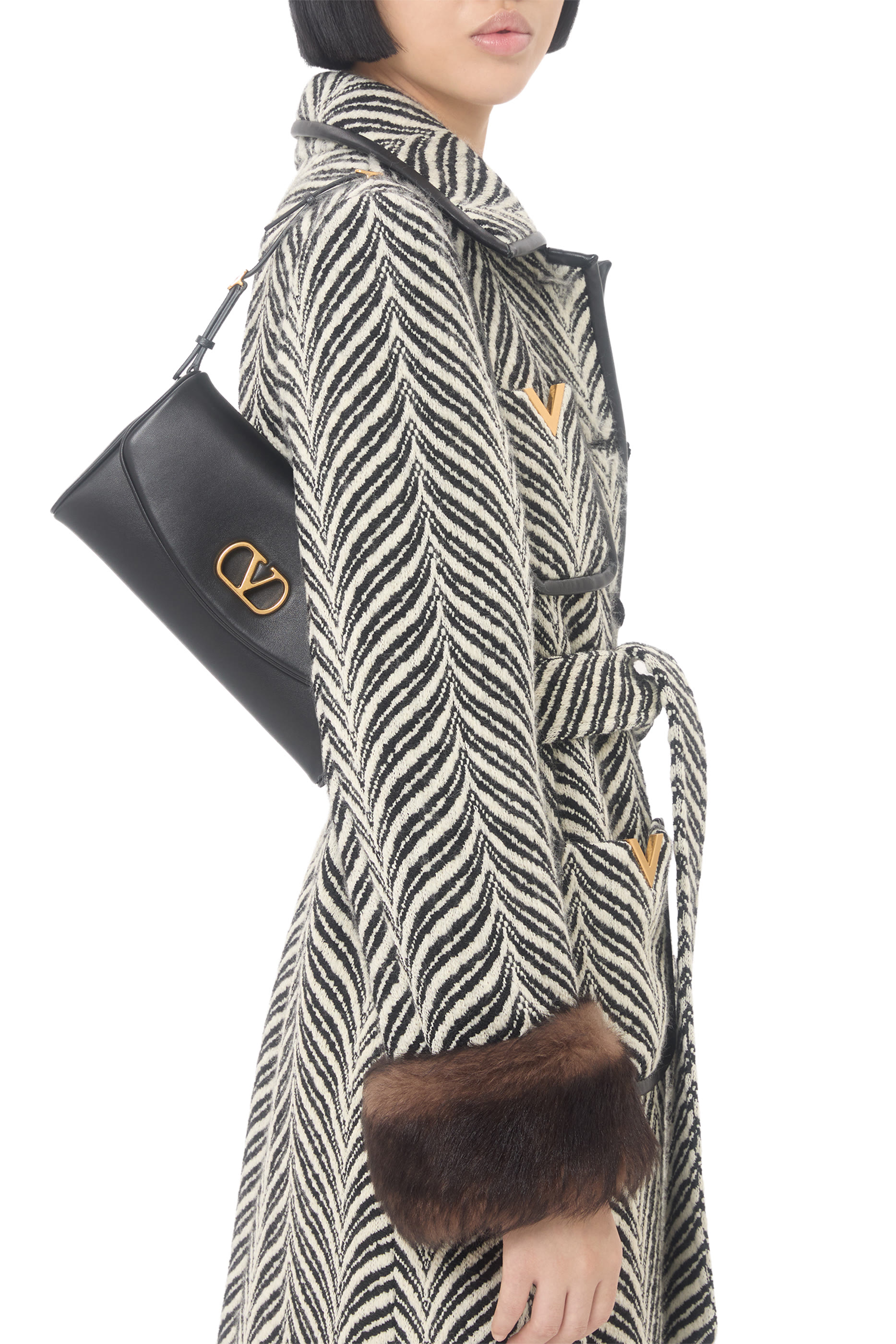 DeVain Small Nappa Shoulder Bag