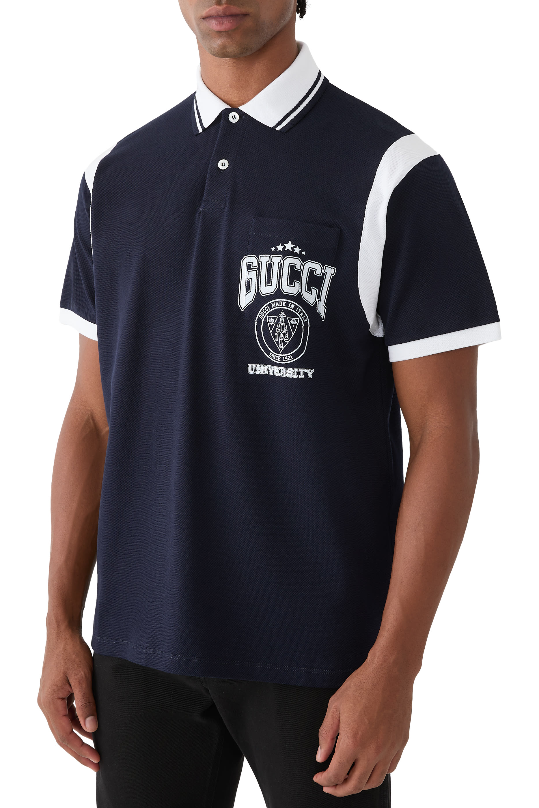 Logo Cotton Piquet Polo Shirt