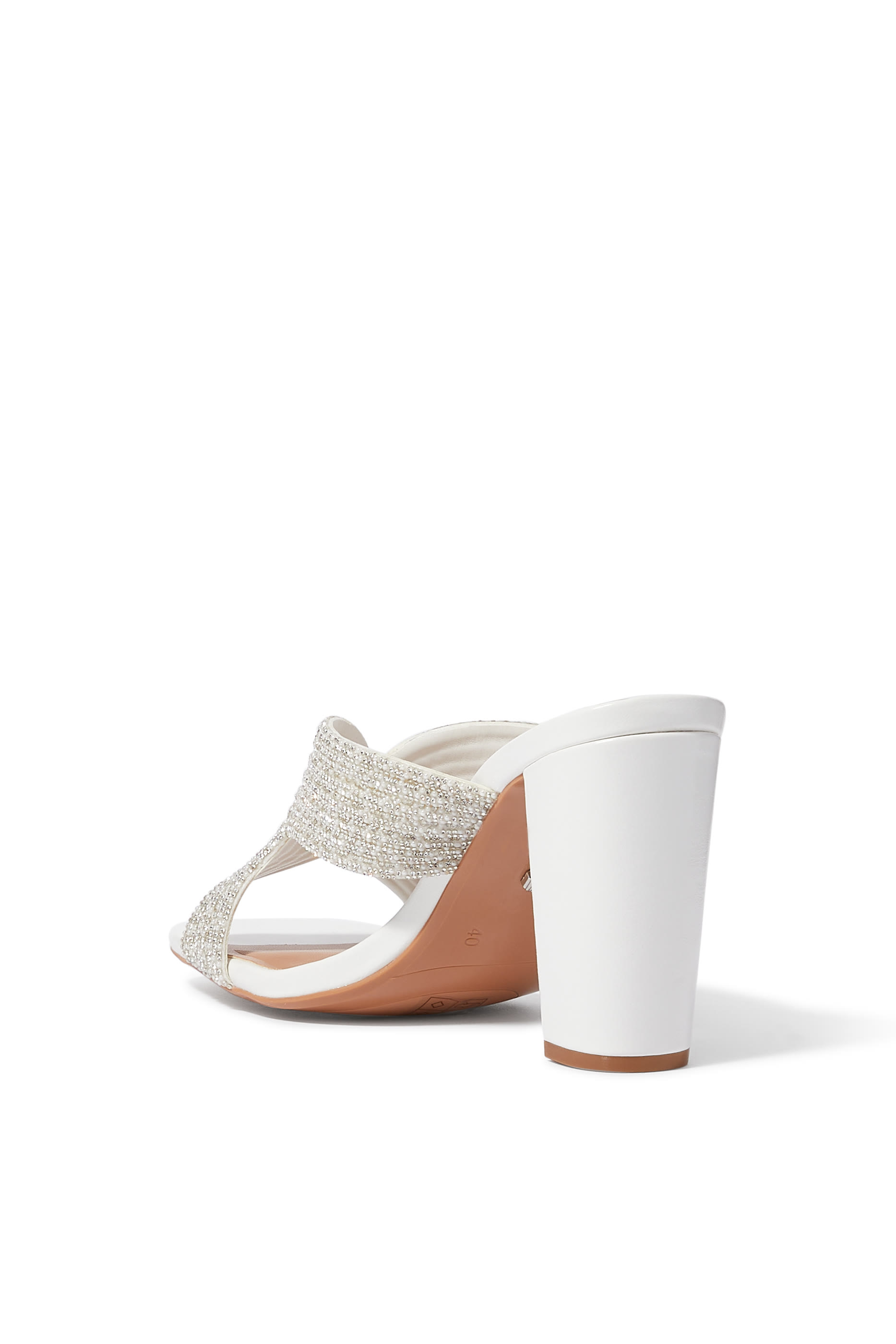 Carvela 60 Paparazzi Pearl Block Heels