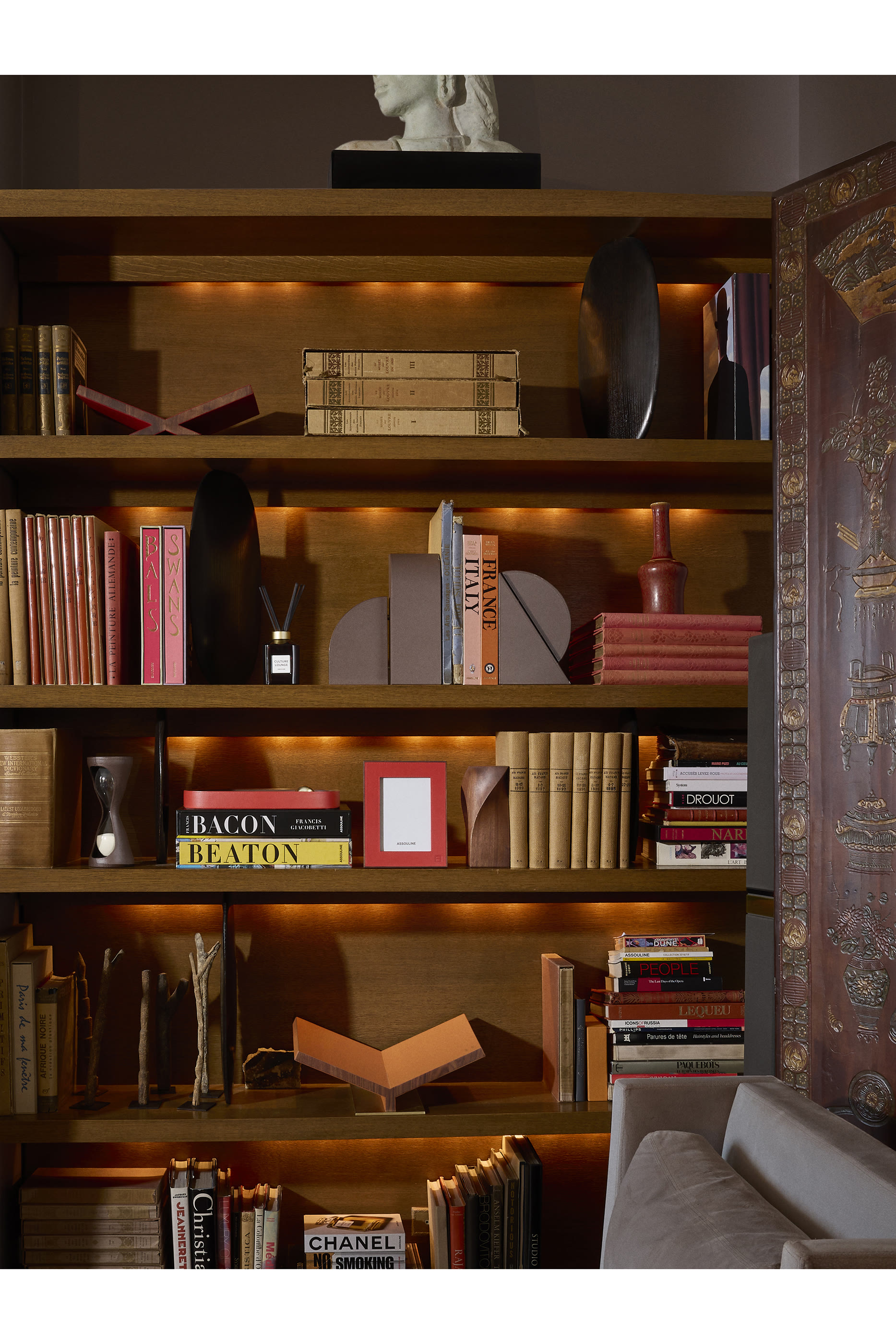 Cubist Bookend Brown – Left