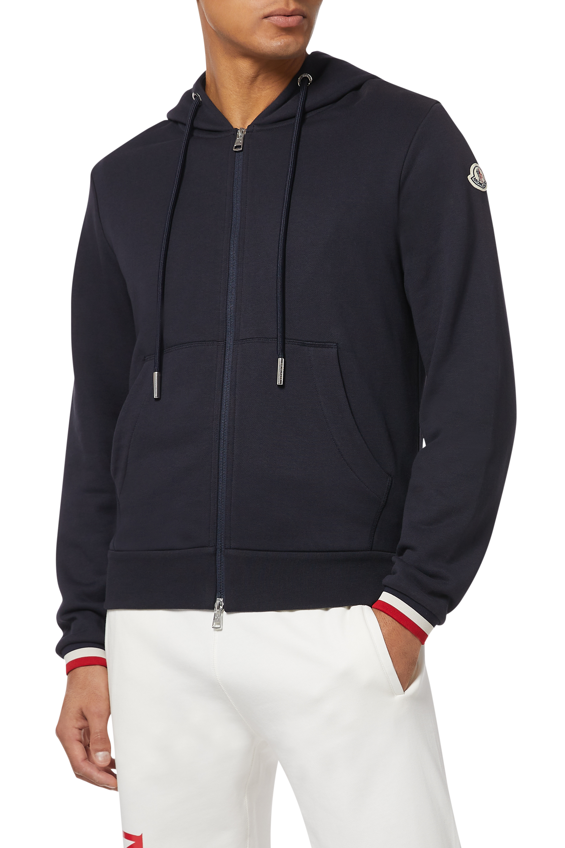 Buy Moncler Stripe Detail Hoodie - Mens for AED 2175.00 All Products ...