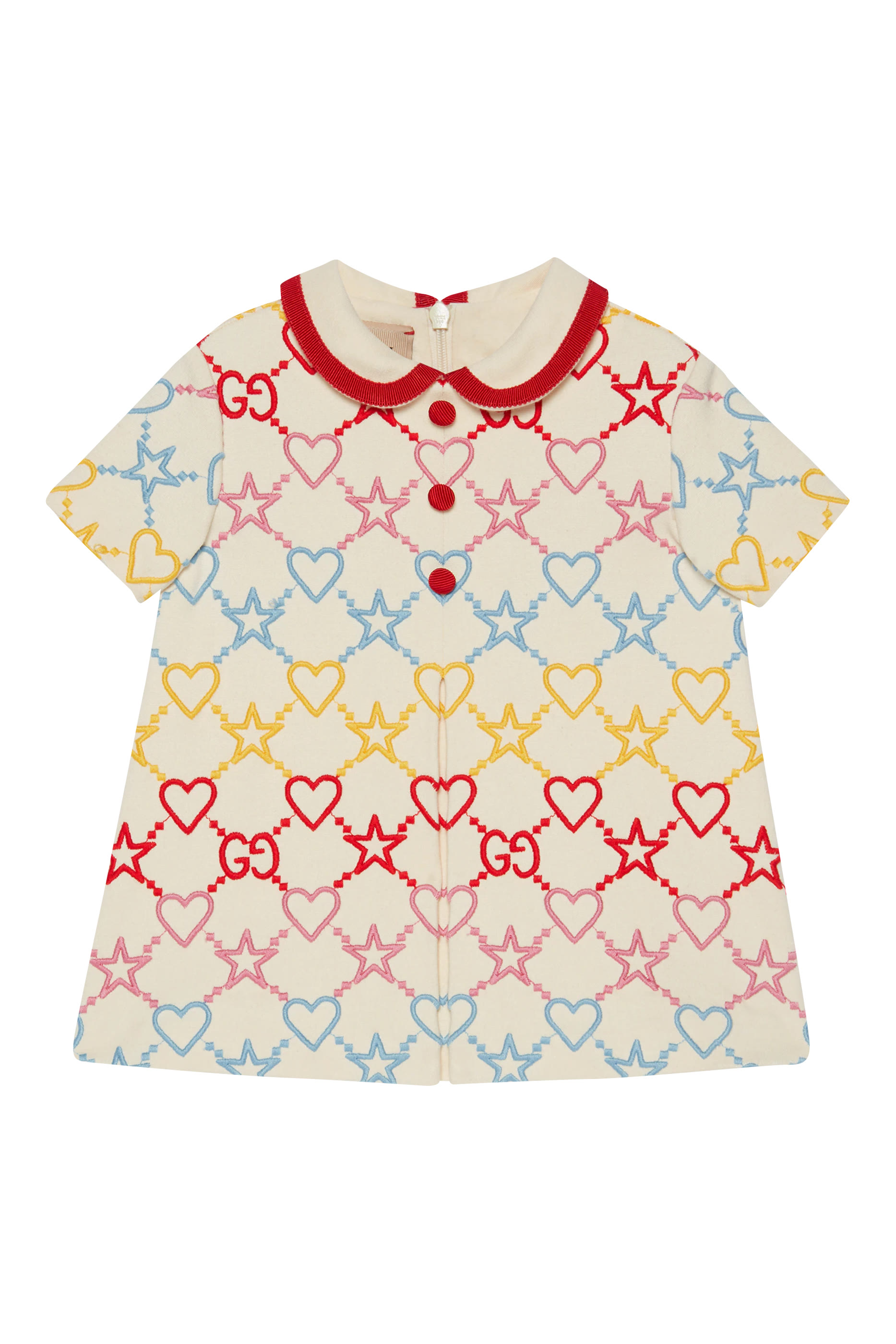 Kids GG Hearts Viscose Dress