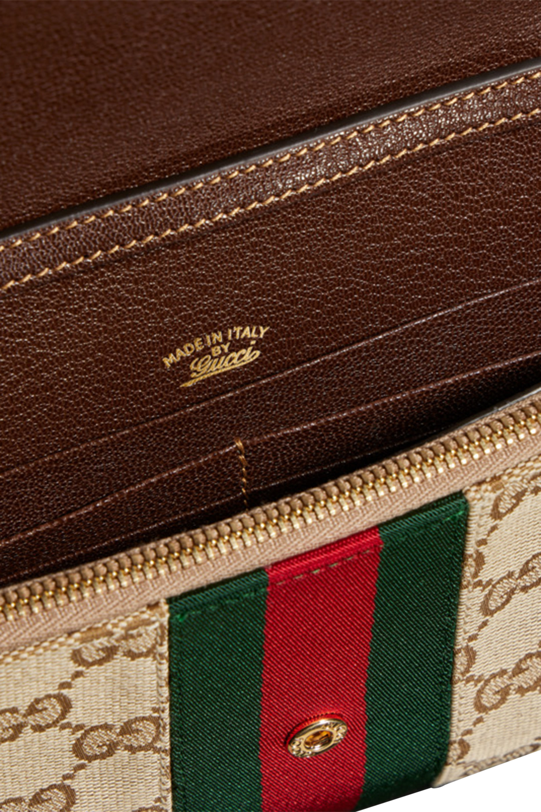  Horsebit Web Wallet with Strap