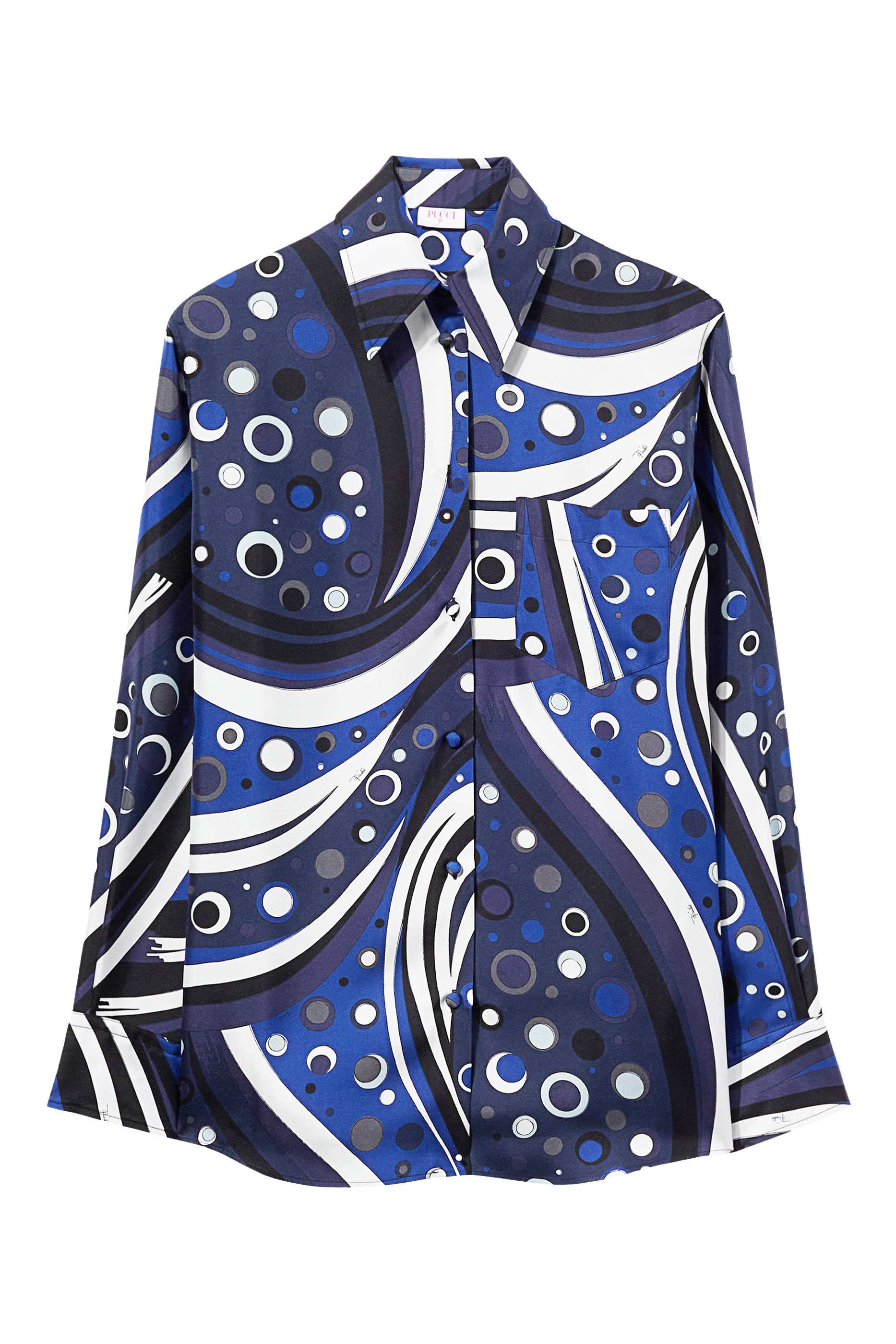 Fontane-Print Silk-Twill Shirt