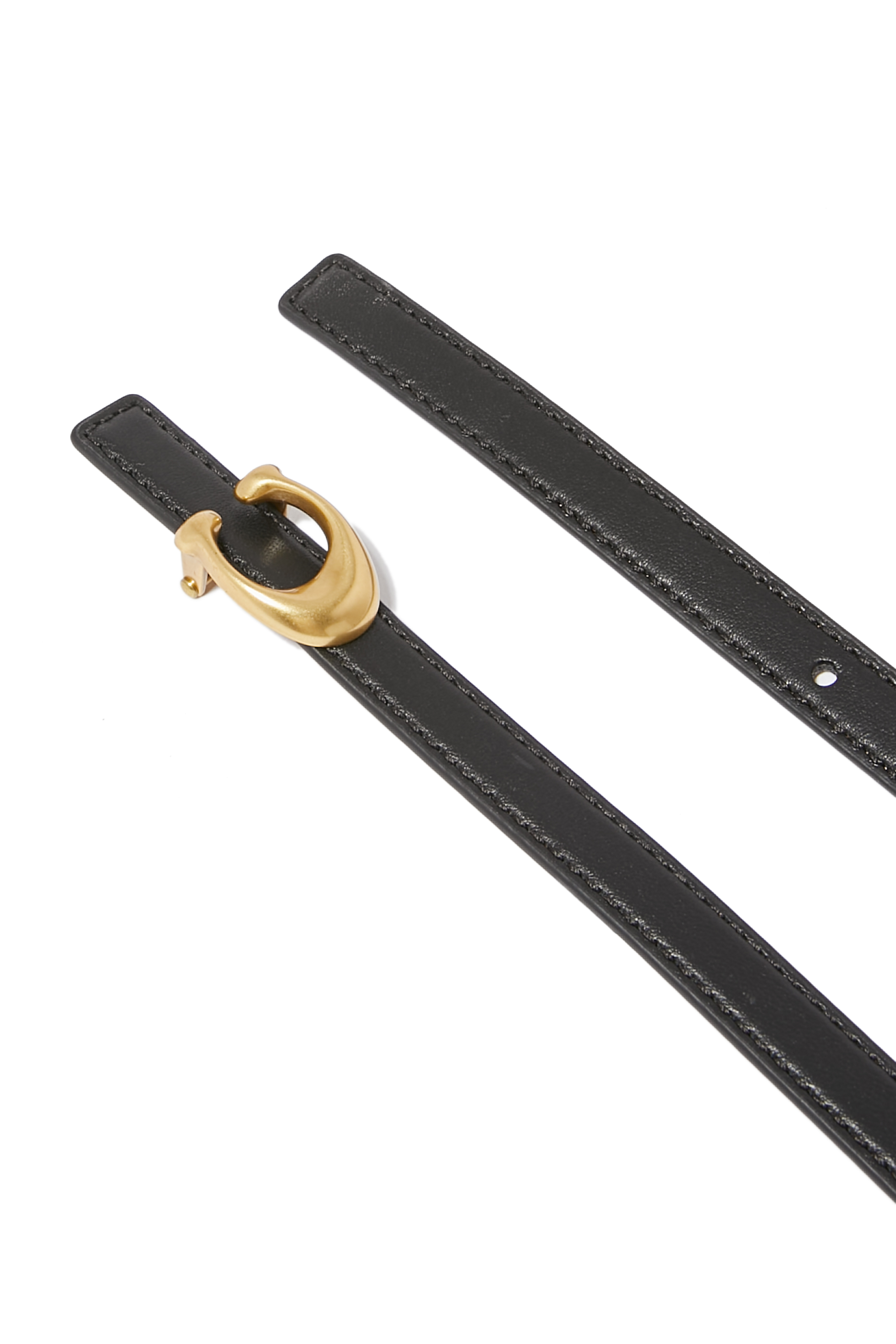 Sculpted C Buckle Cut To Size Reversible Belt