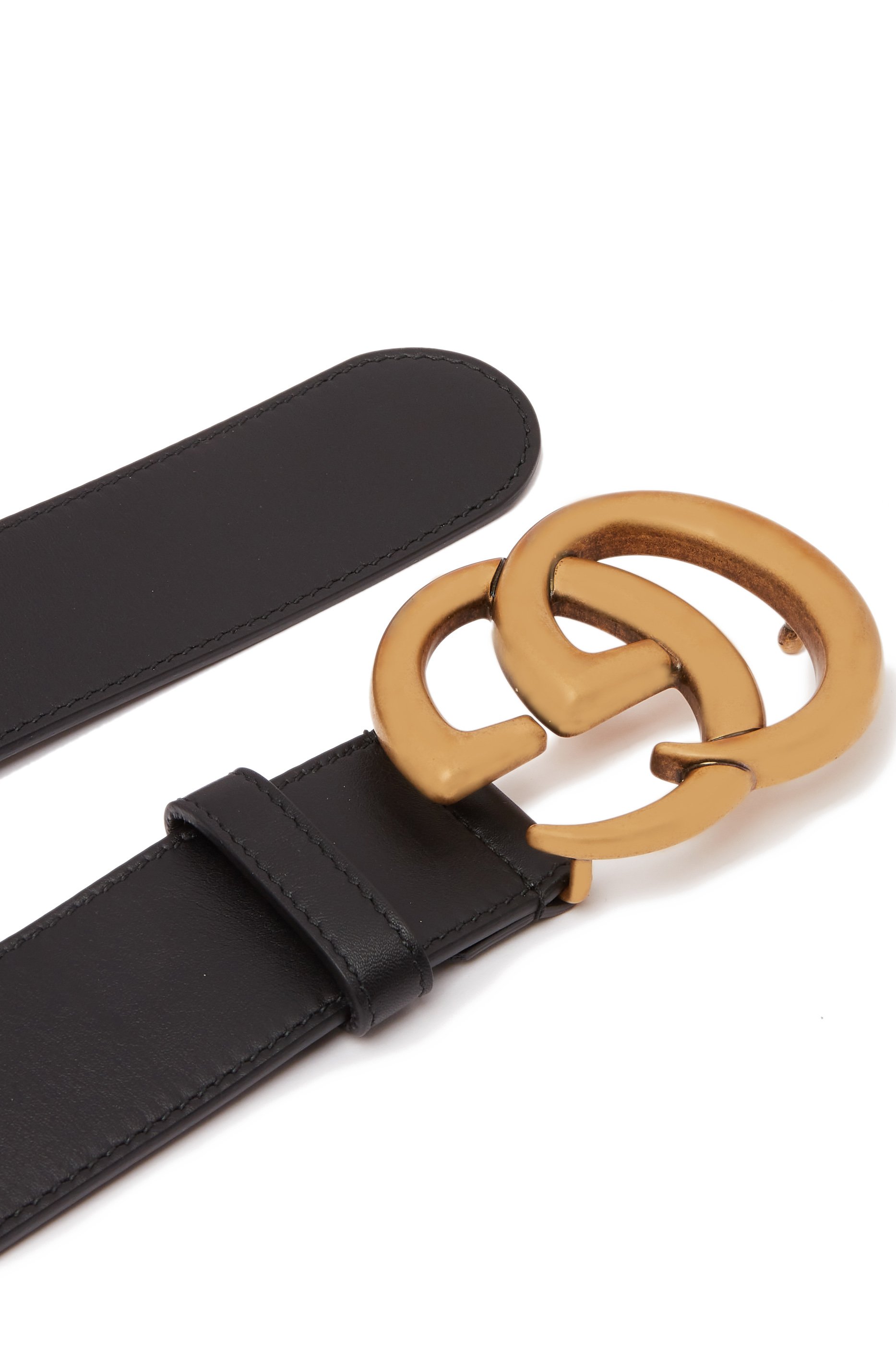 Double G Leather Belt