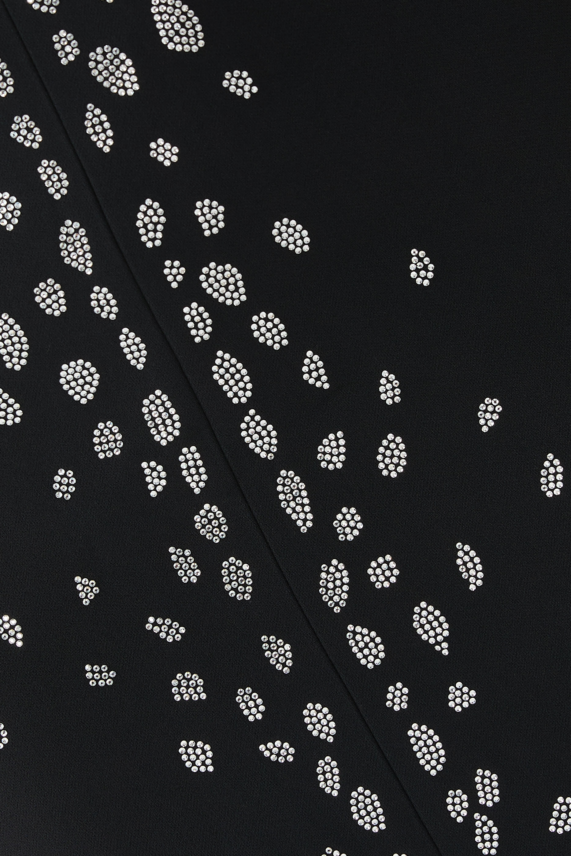 Speckled Crystal Embroidery Midi Dress