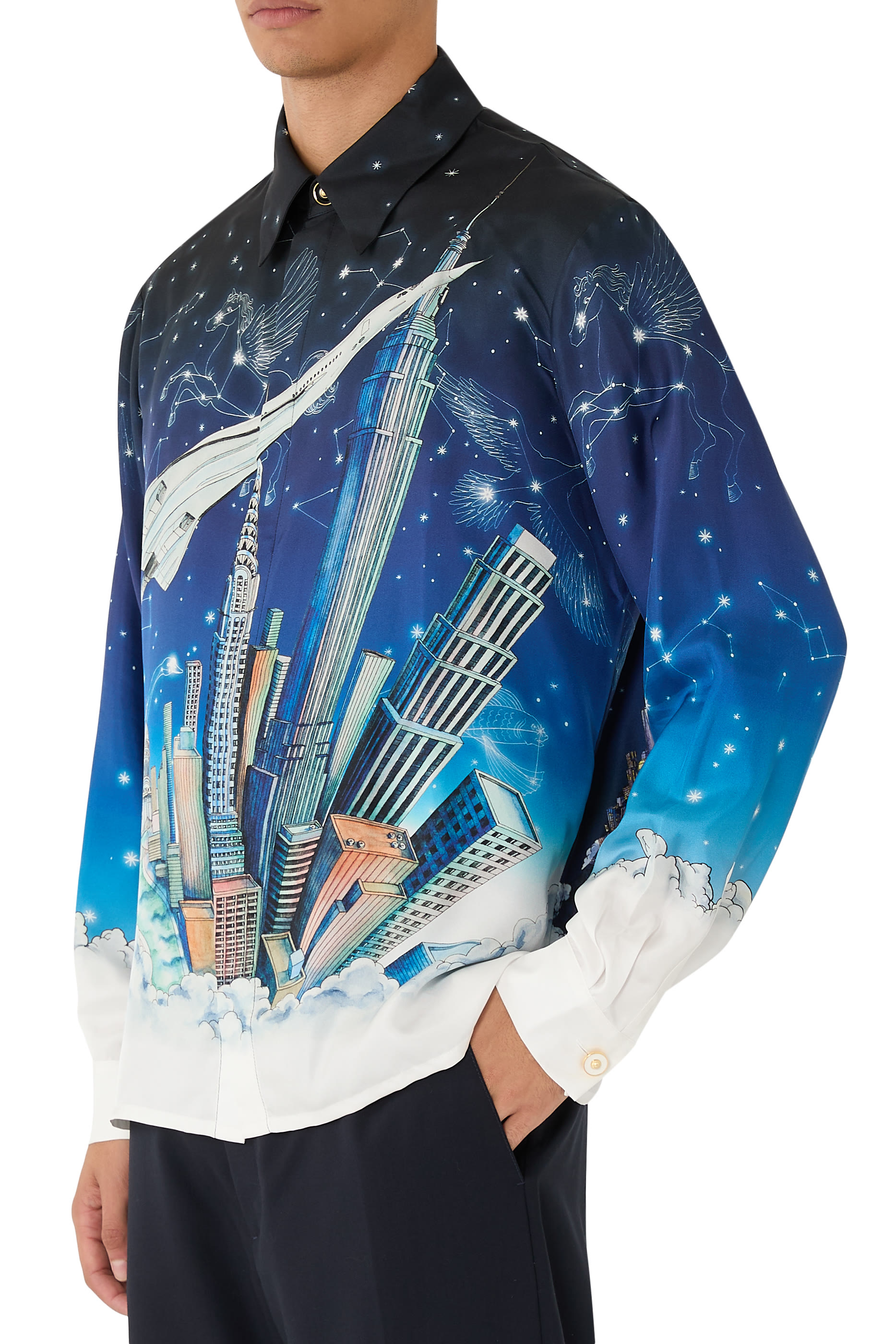 Vol de Nuit Silk Shirt