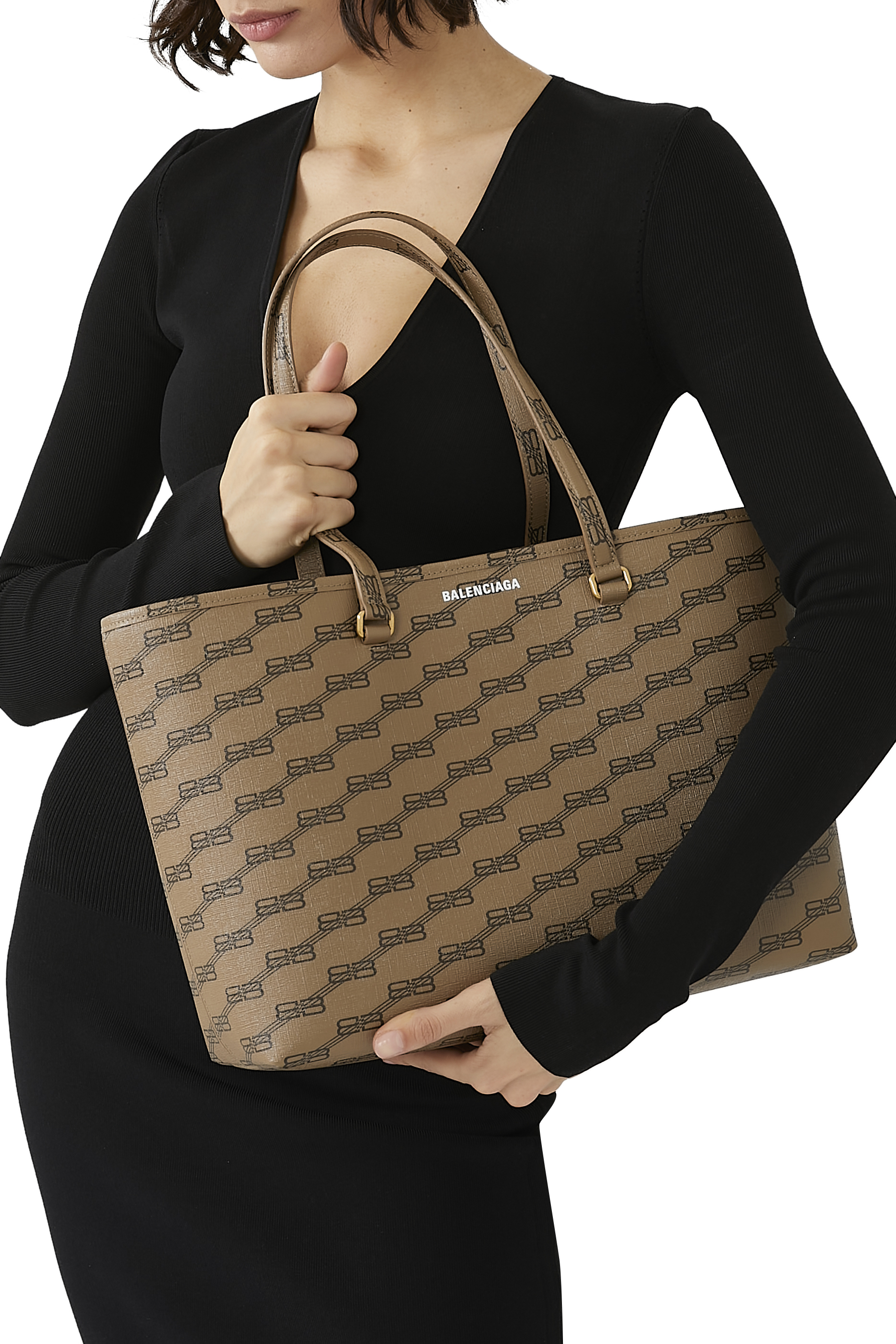 Signature BB Monogram Shopper