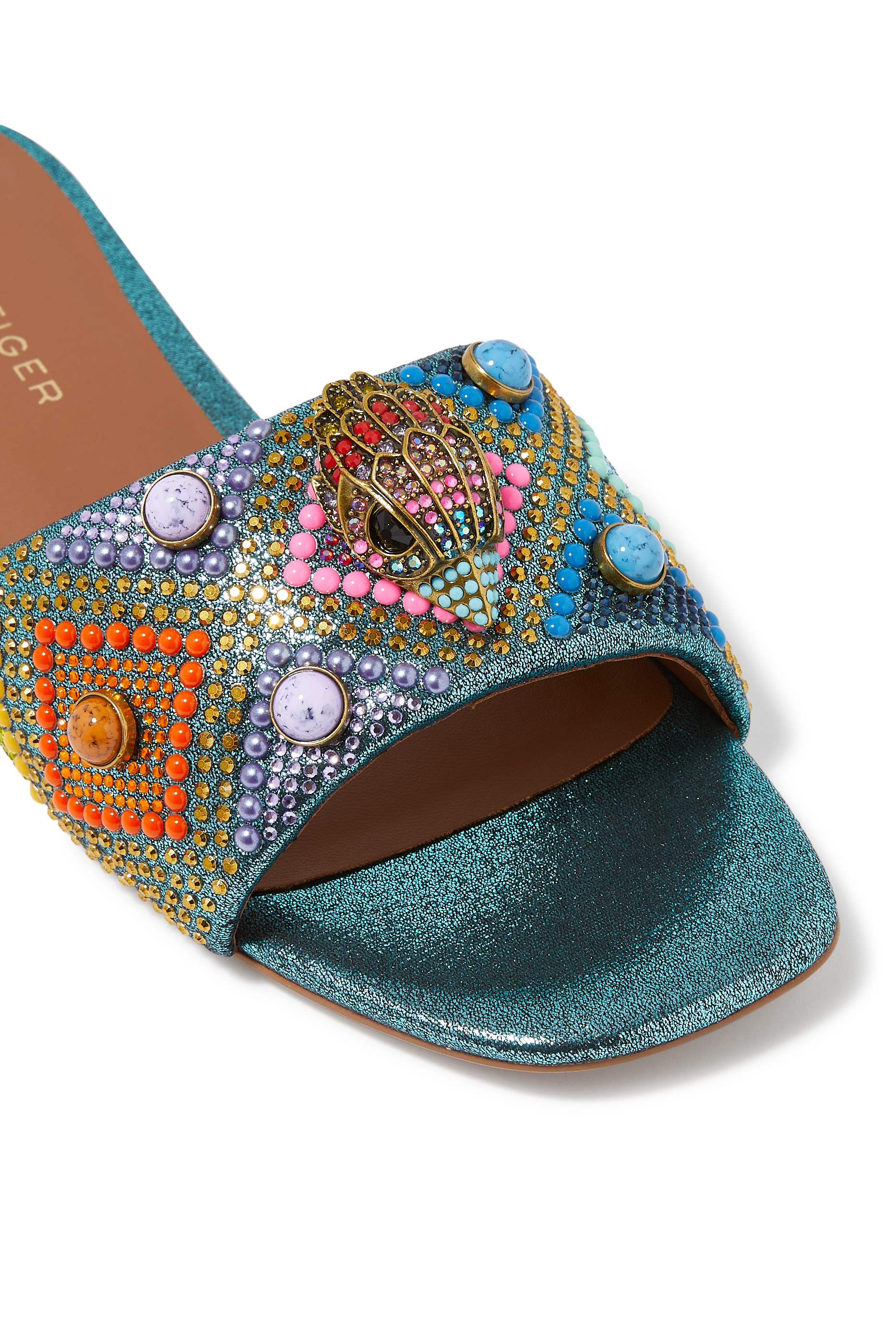 Kensington Jewel Flat Sandals