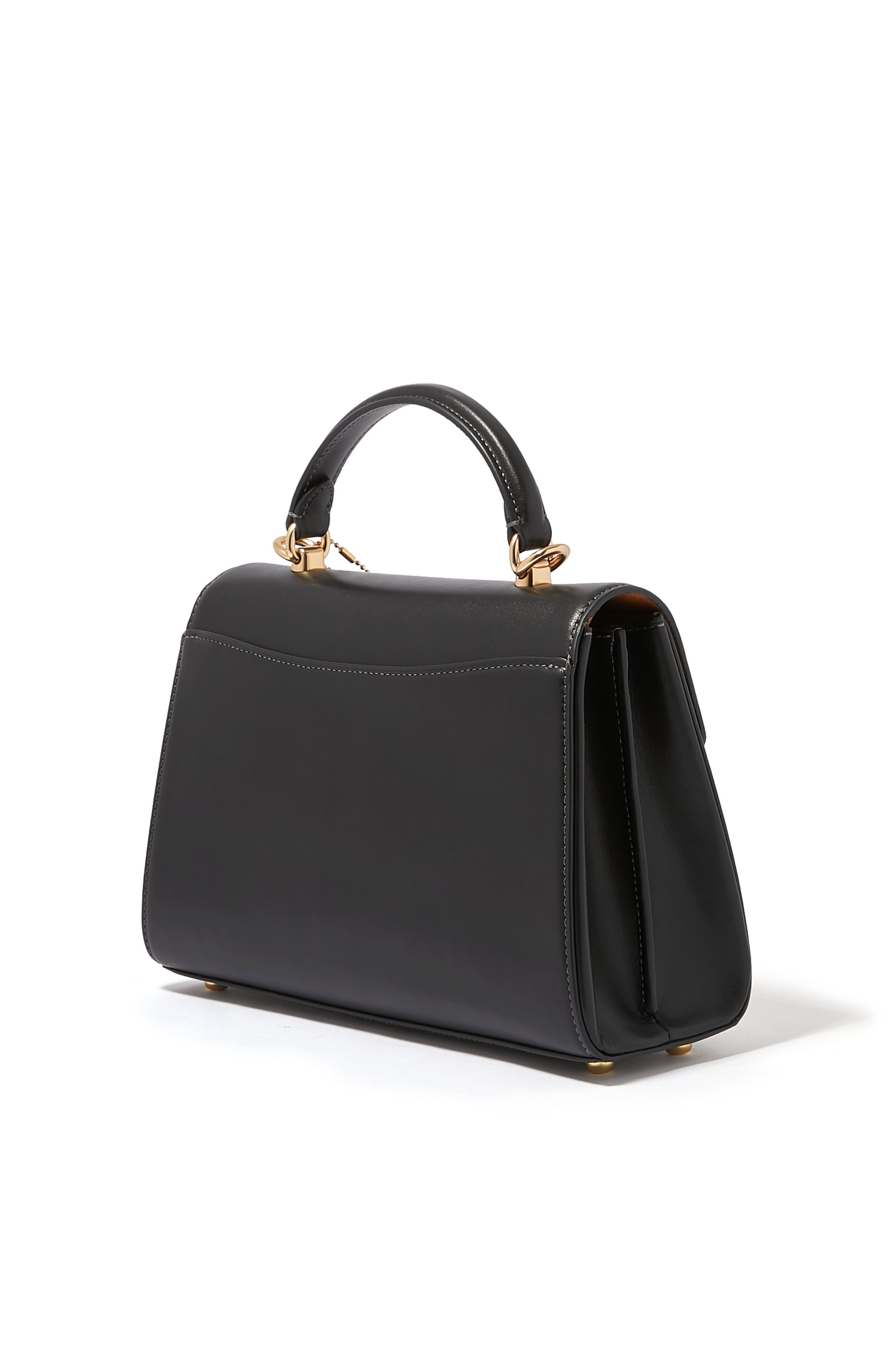 Eliza Top-Handle Leather Satchel Bag