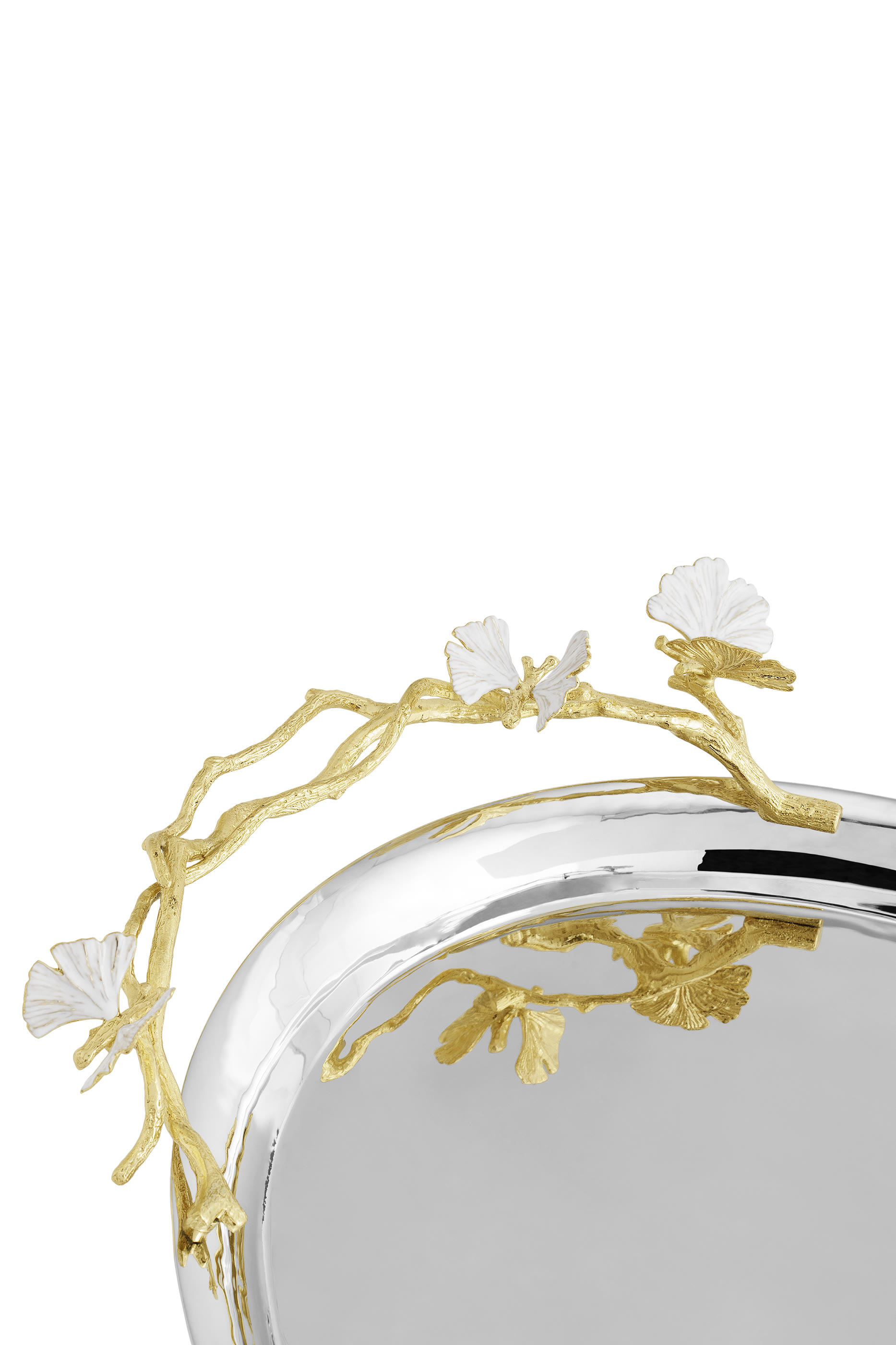 Butterfly Ginkgo Gold Tray