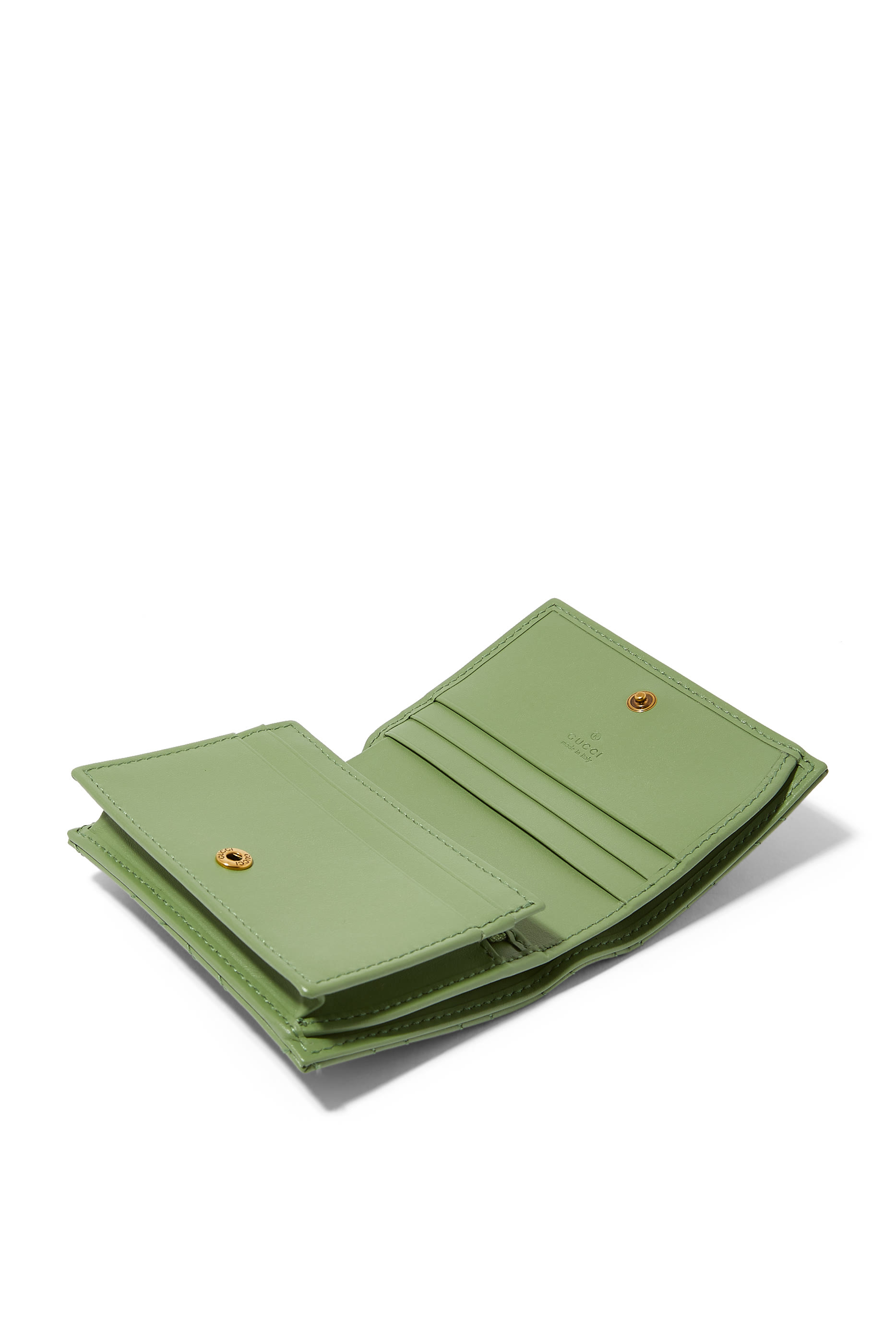 GG Marmont Matelass&eacute; Card Case Wallet