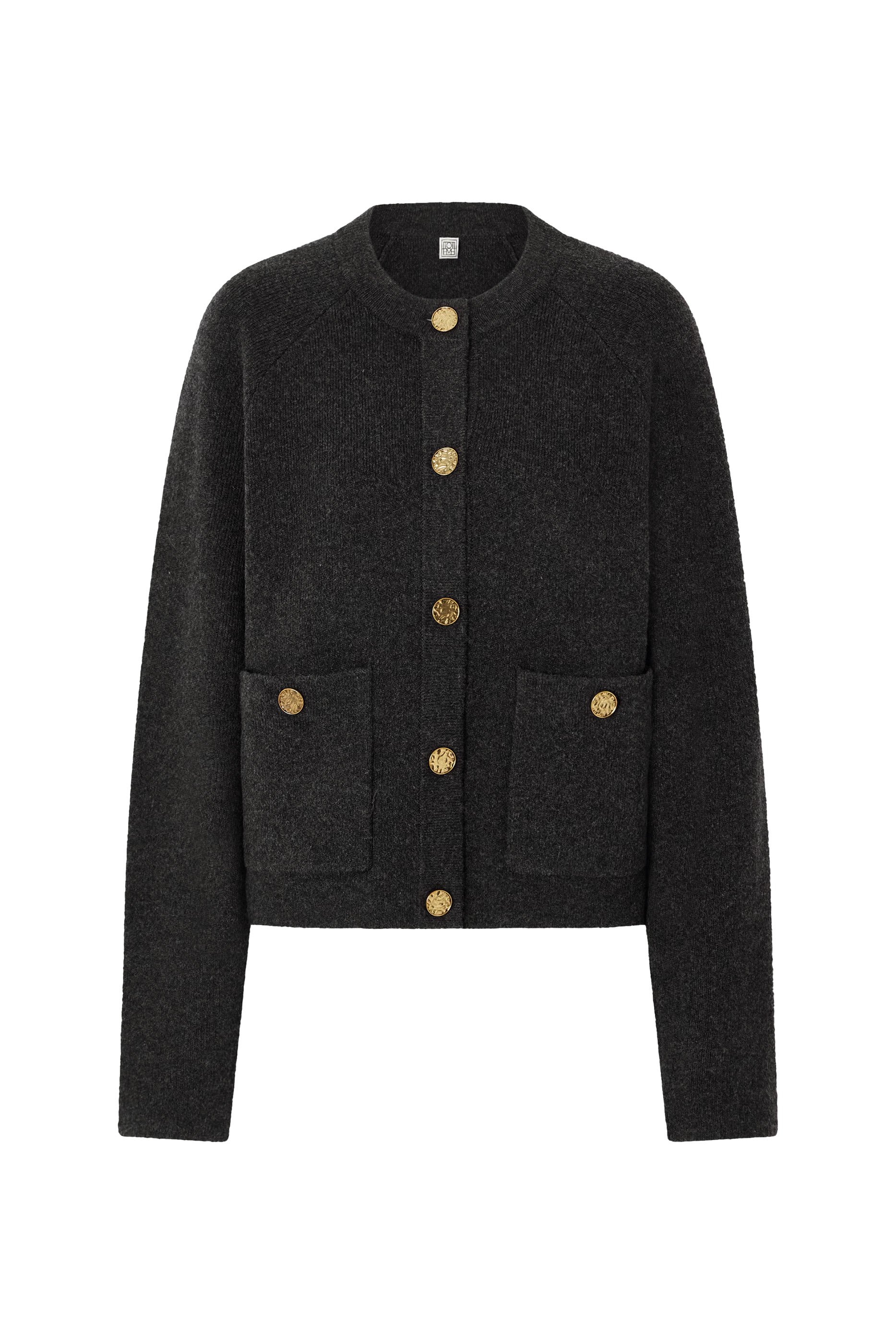 Hammered Button Cardigan 