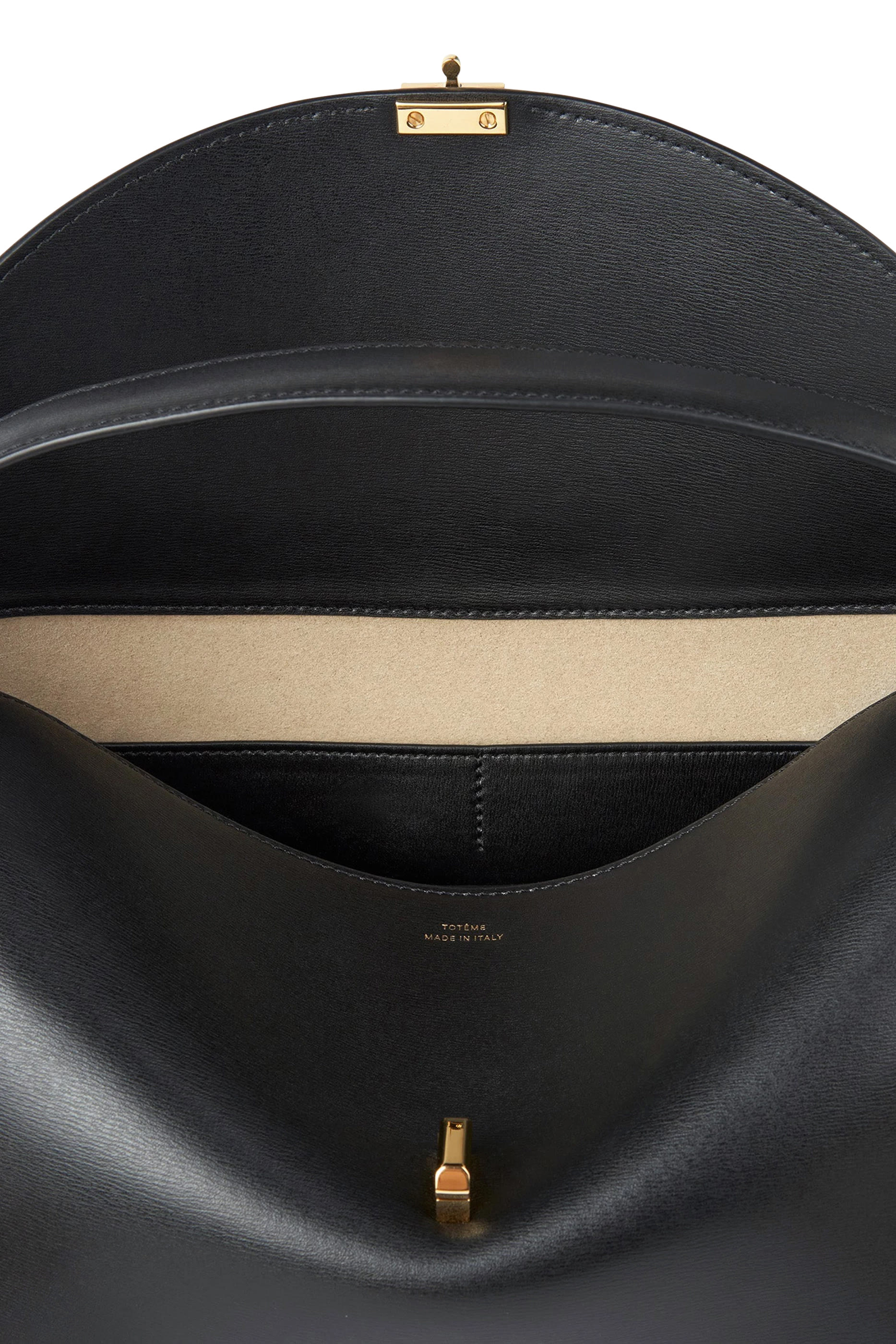 T-Lock Leather Top-Handle Bag