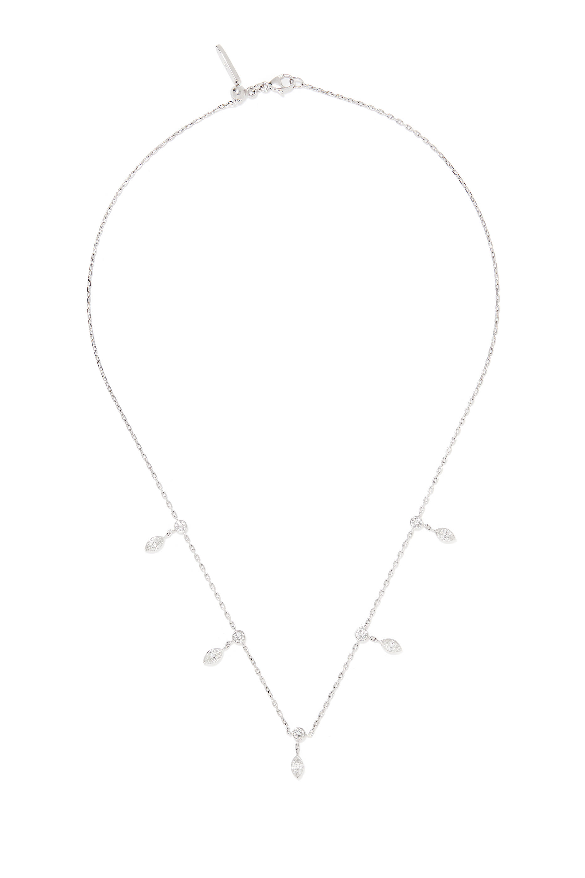 Sparkle Choker, 18k White Gold & Diamonds